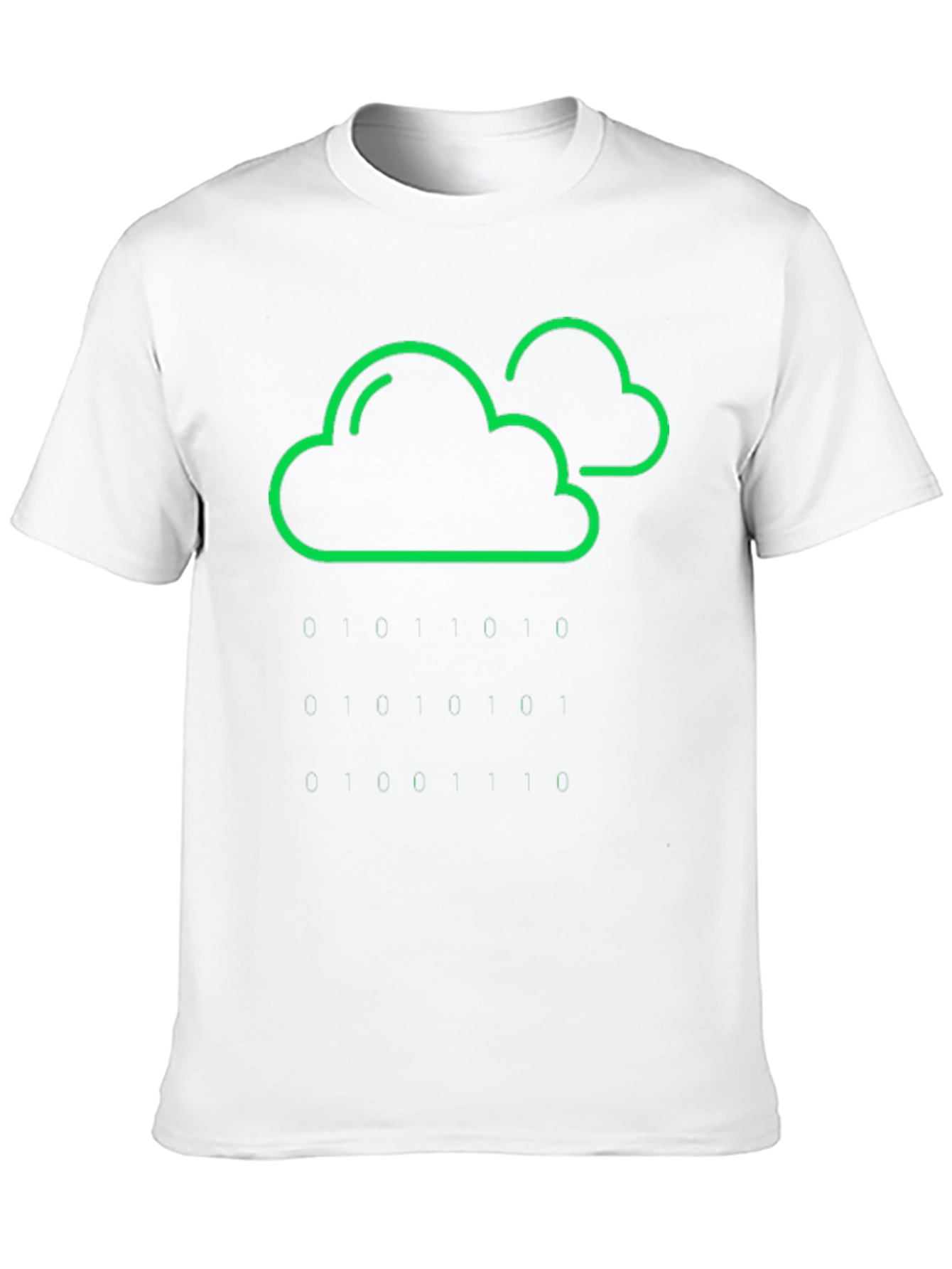 Cloud & Raindrop Graphic Tee - Black