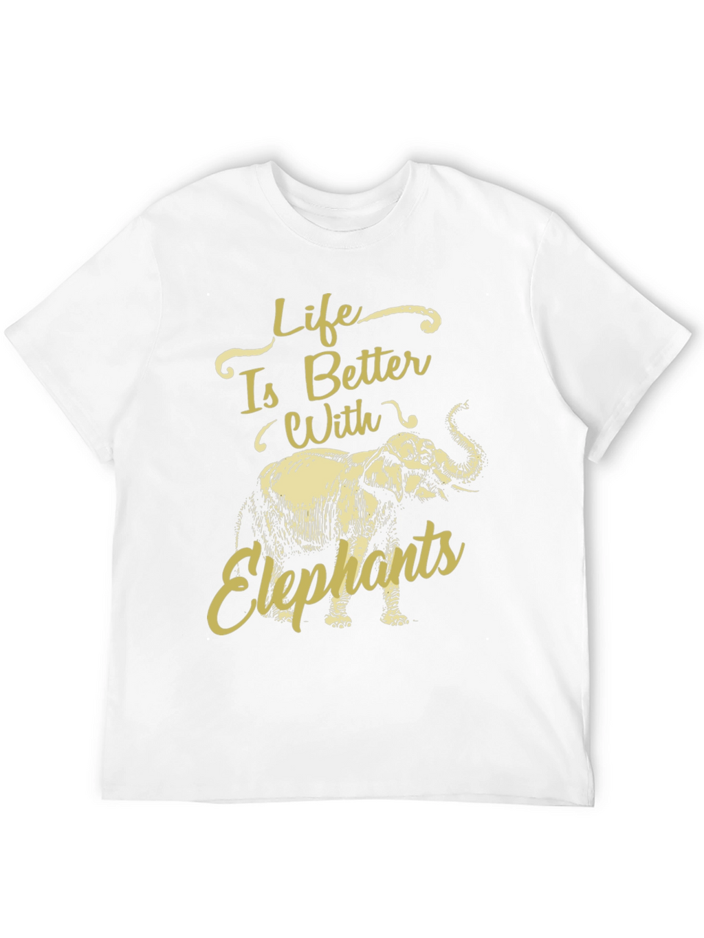 Life Is Better With Elephants Graphic Tee