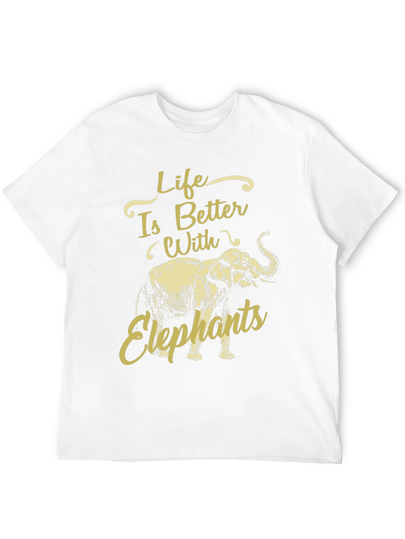Life Is Better With Elephants Graphic Tee