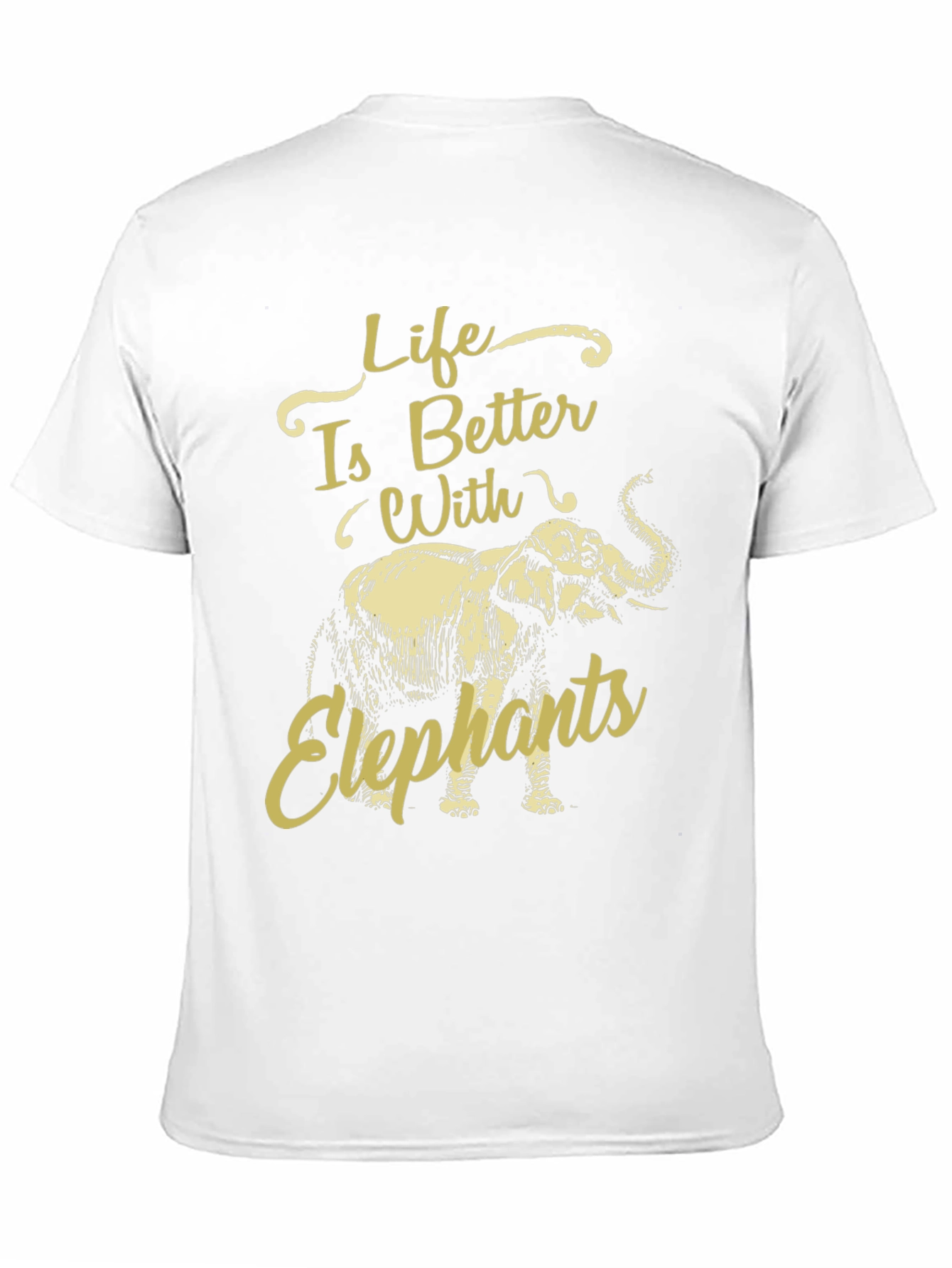 Life Is Better With Elephants Graphic Tee