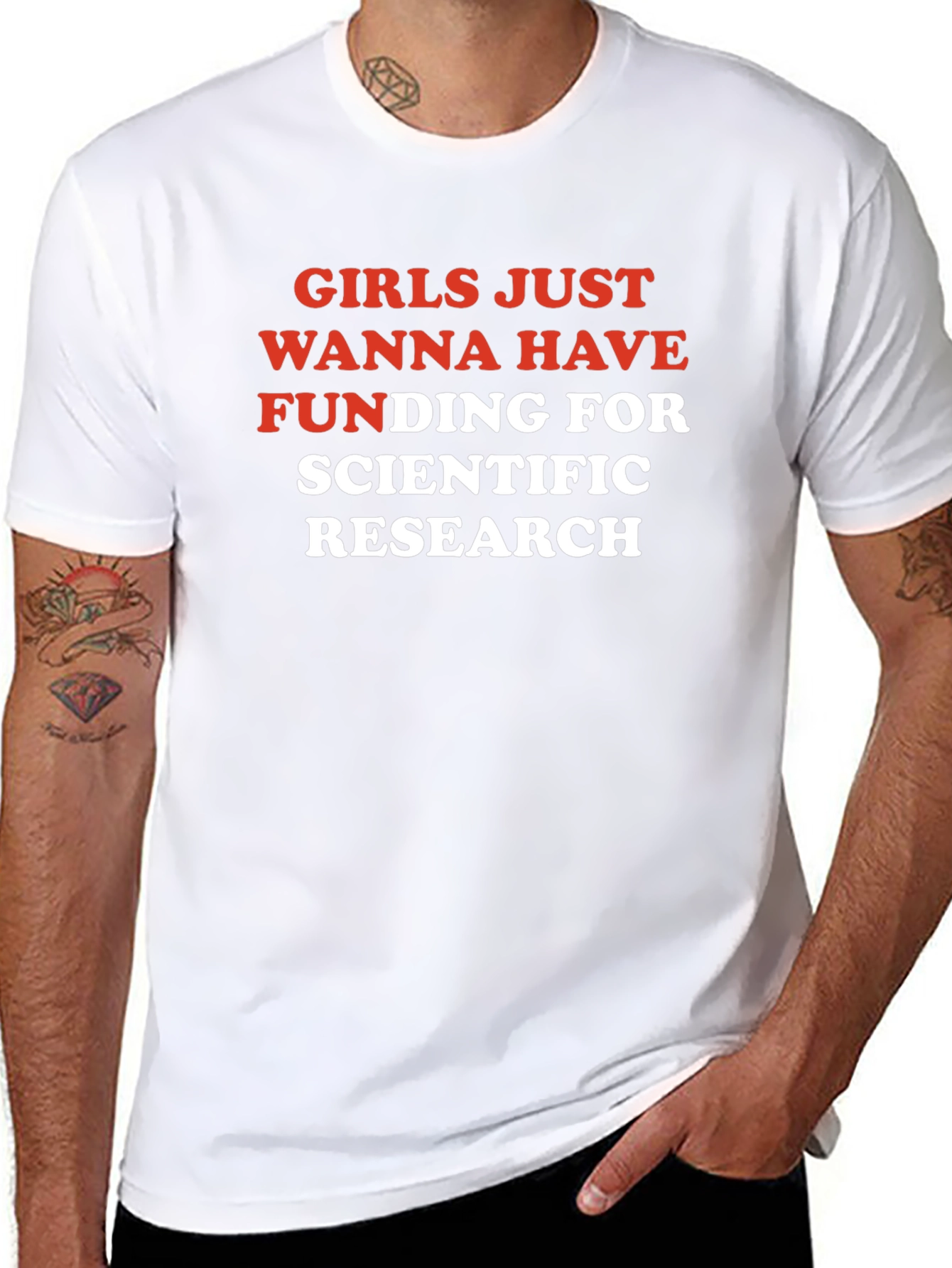 Girls Just Wanna Have Funding for Research T-Shirt