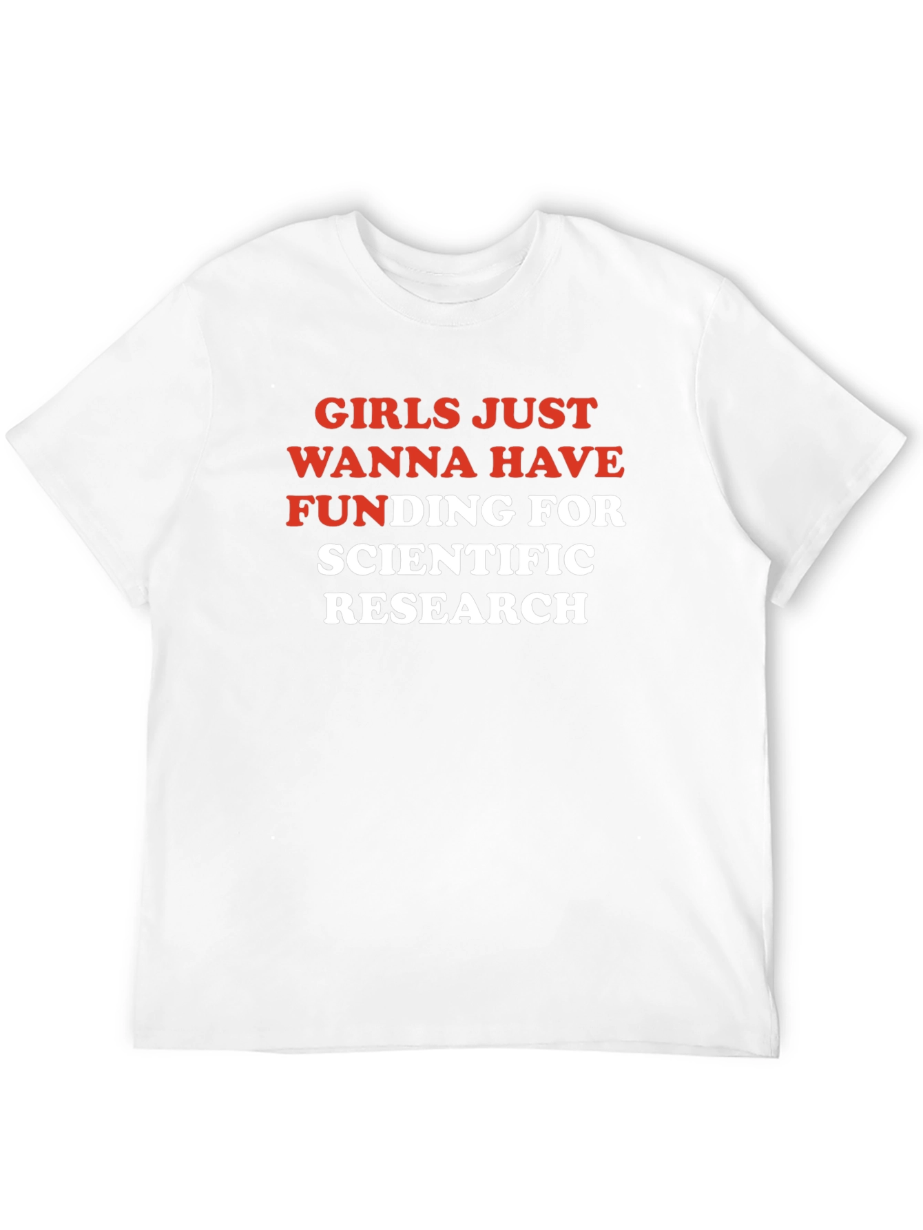 Girls Just Wanna Have Funding for Research T-Shirt