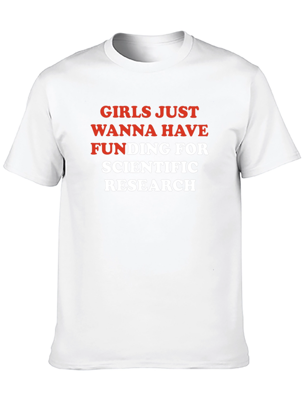 Girls Just Wanna Have Funding for Research T-Shirt