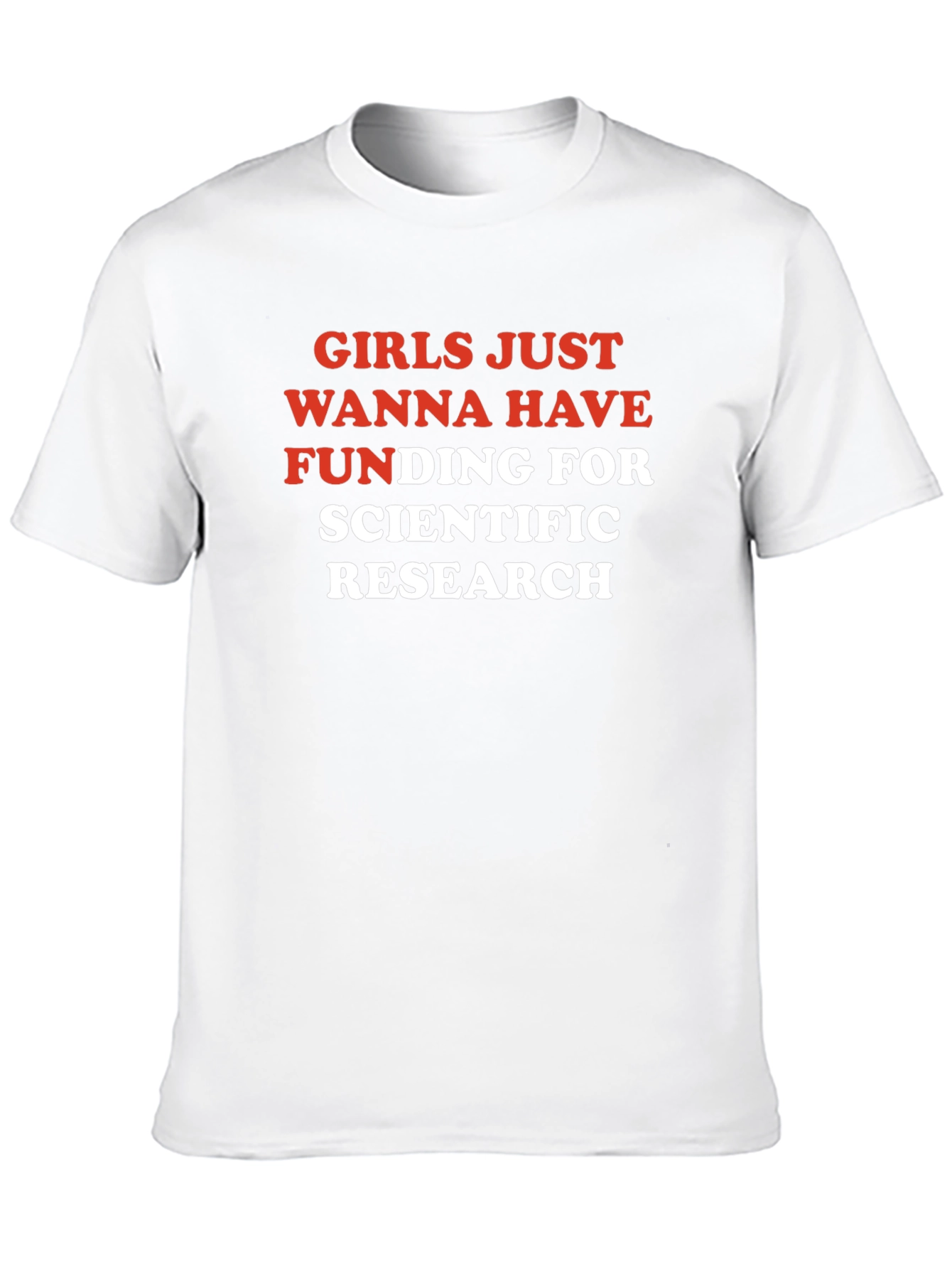 Girls Just Wanna Have Funding for Research T-Shirt