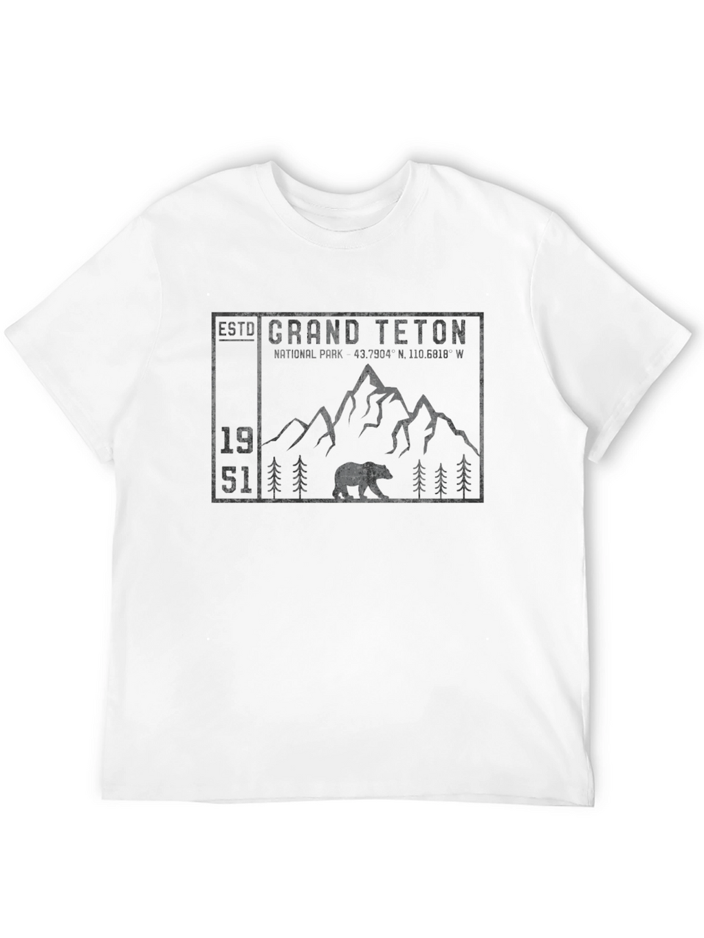 Grand Teton National Park Graphic Tee - Black