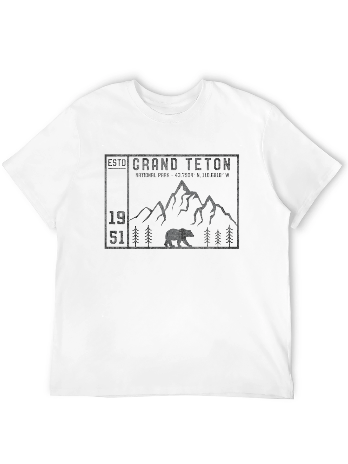 Grand Teton National Park Graphic Tee - Black
