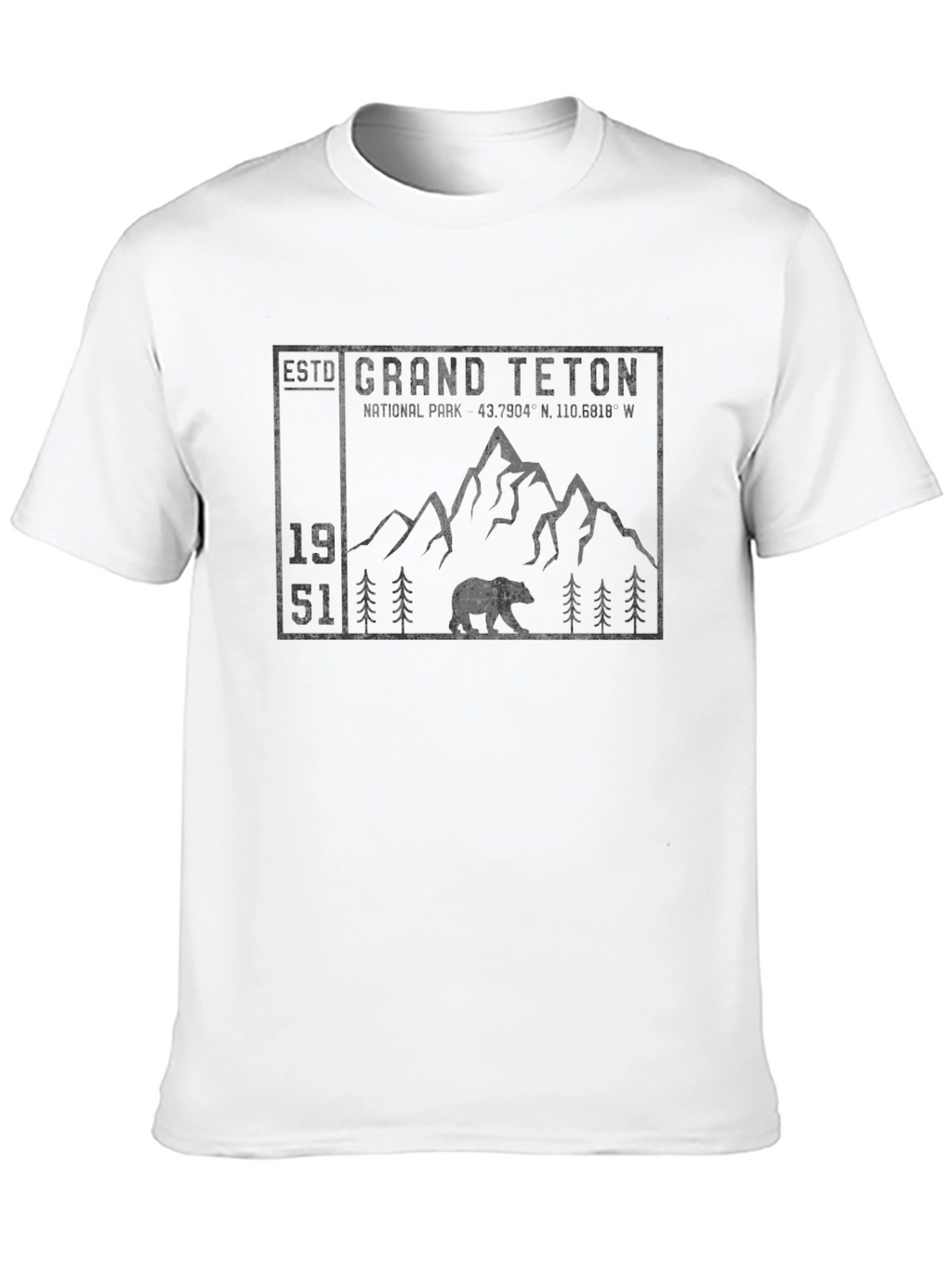 Grand Teton National Park Graphic Tee - Black