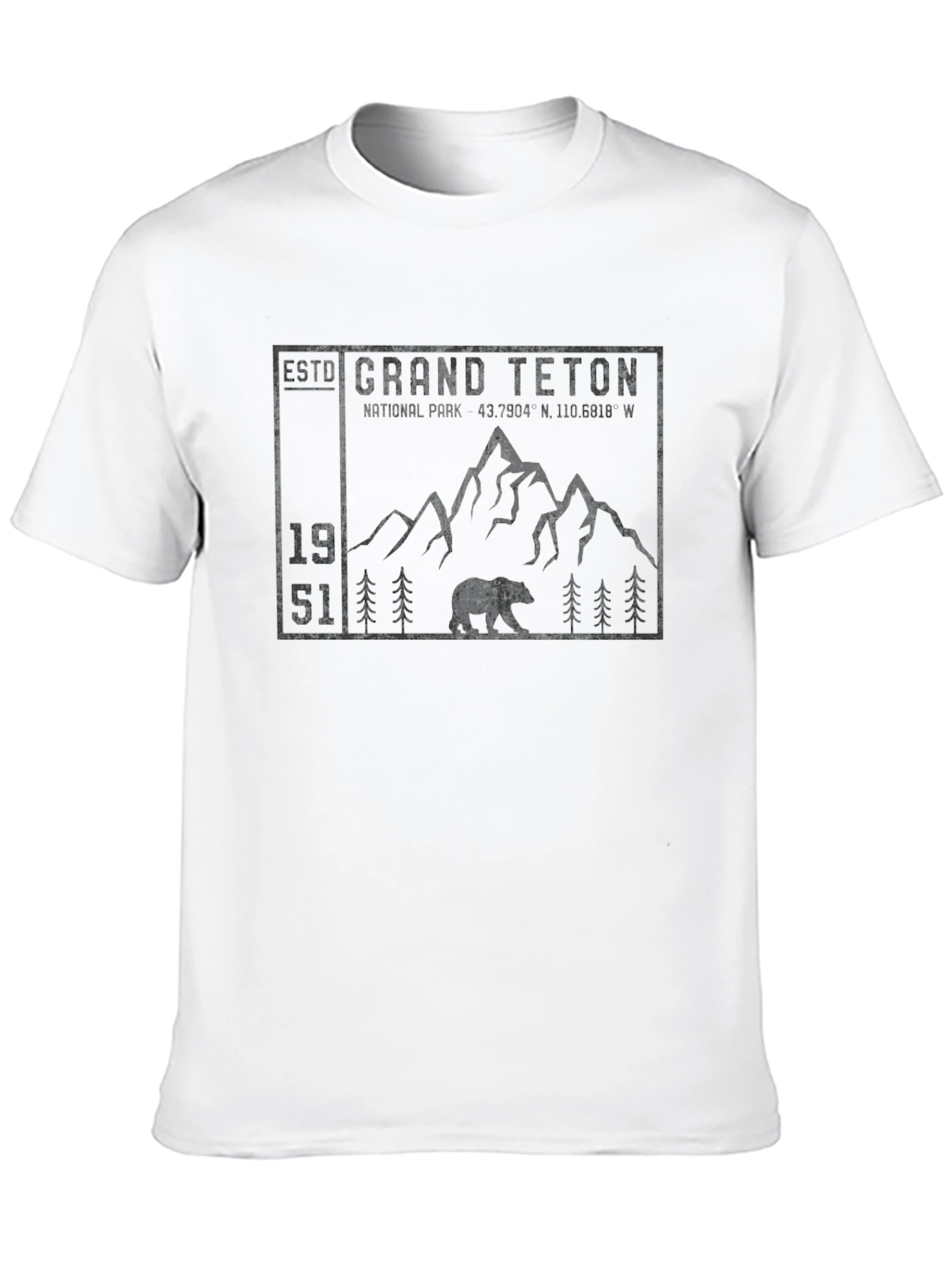 Grand Teton National Park Graphic Tee - Black