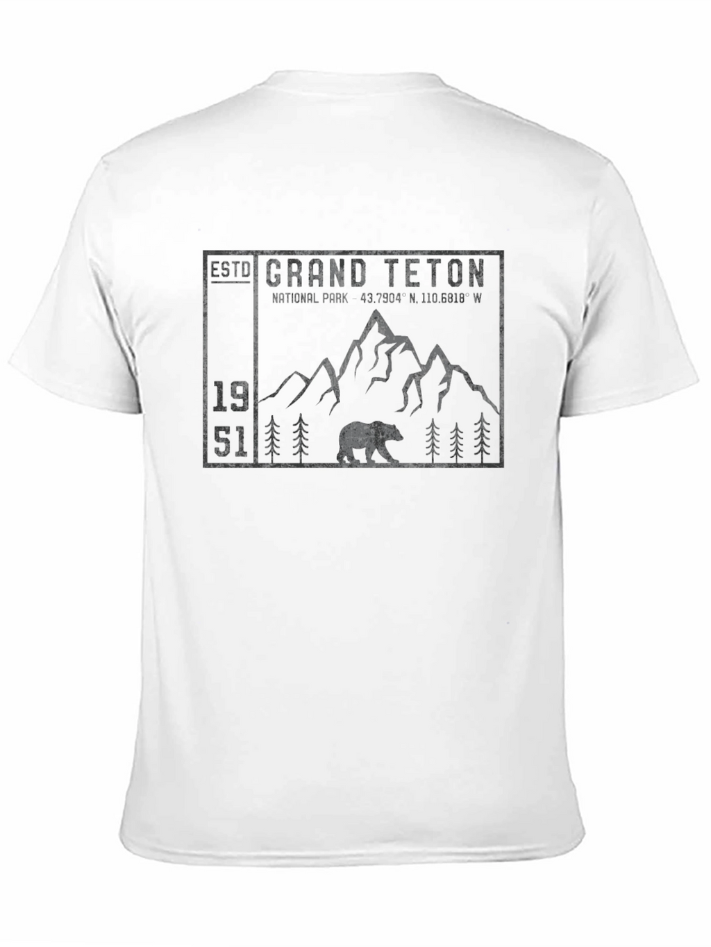 Grand Teton National Park Graphic Tee - Black