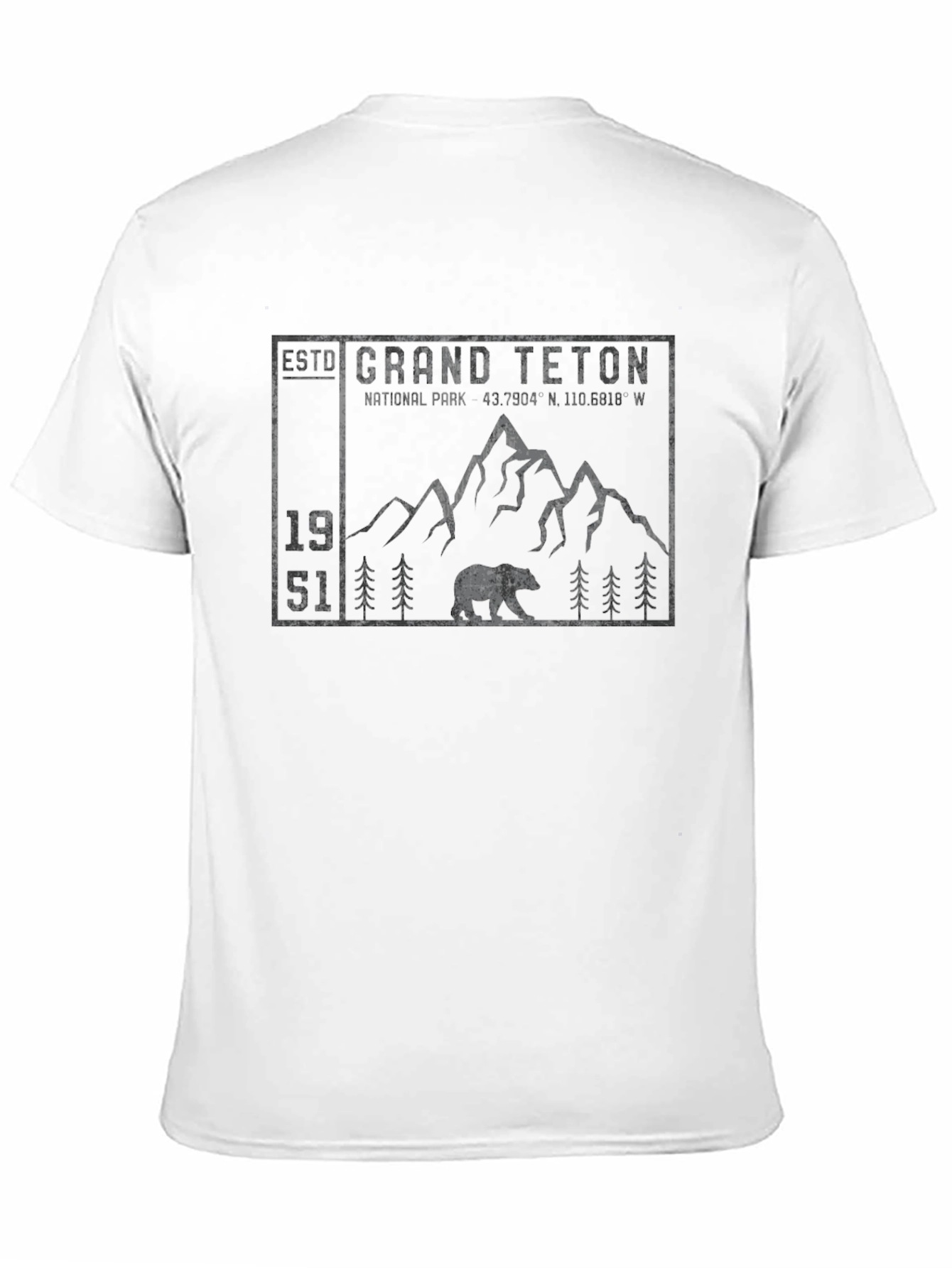 Grand Teton National Park Graphic Tee - Black