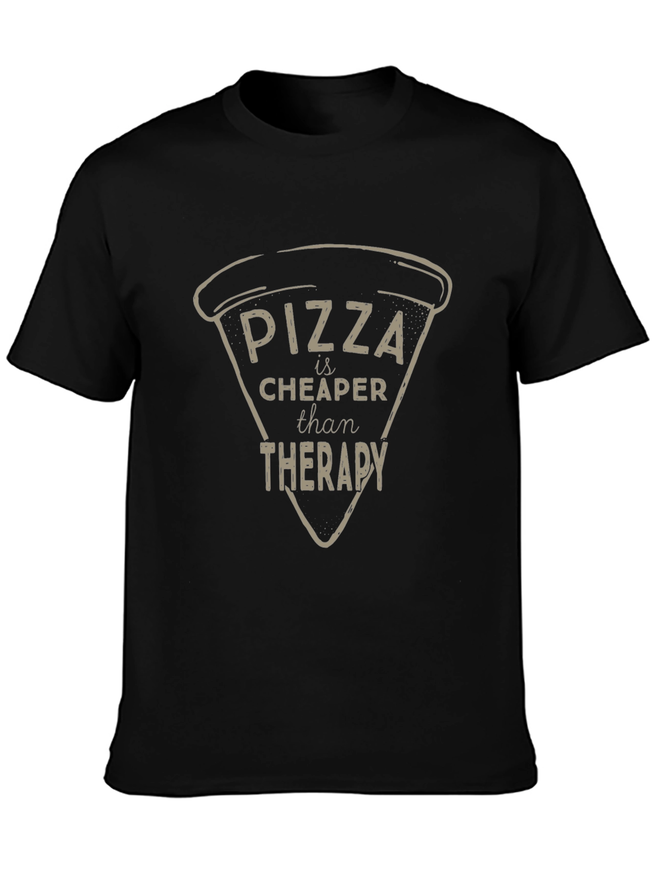 Pizza Cheaper Than Therapy Graphic Tee