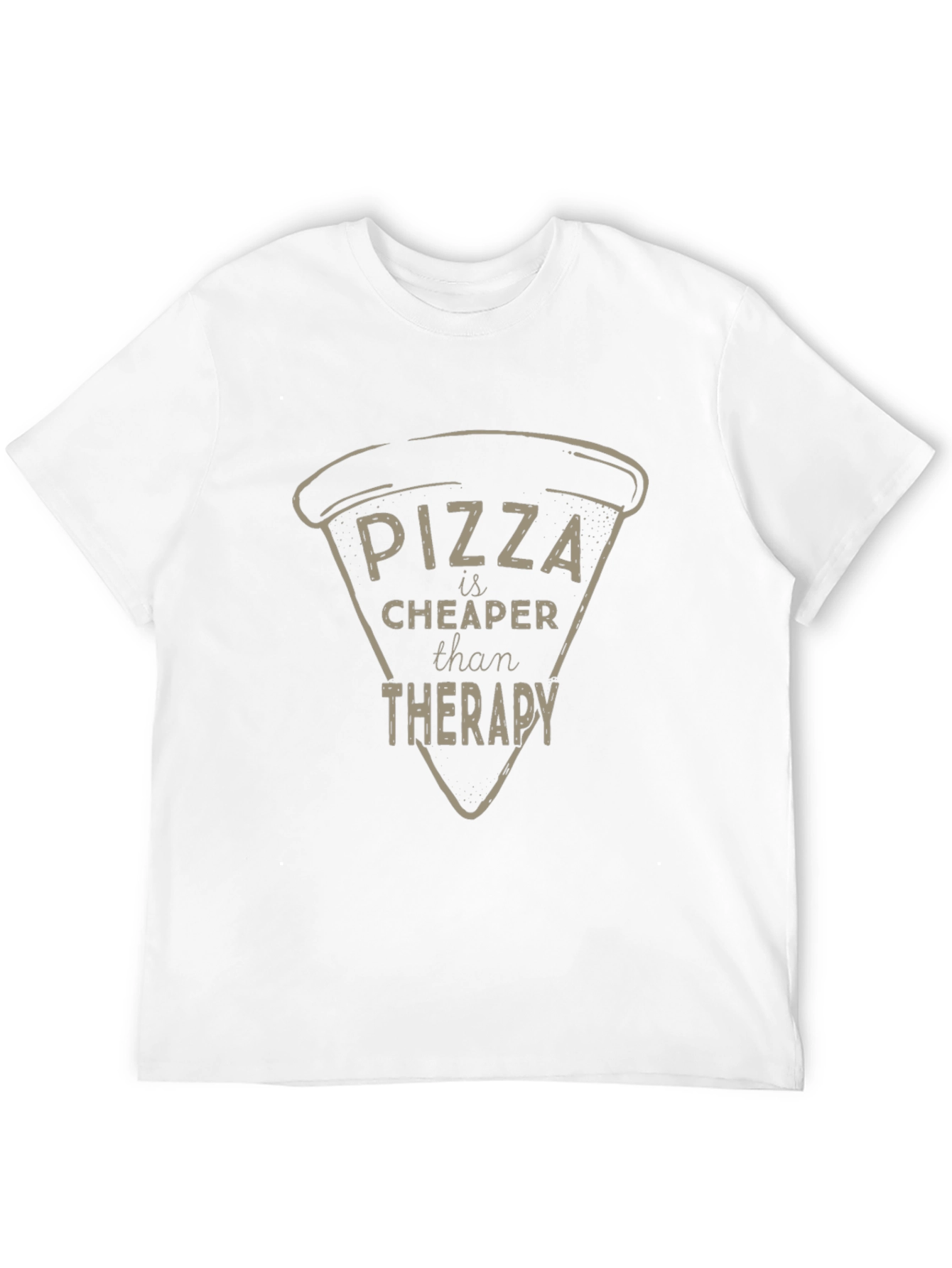 Pizza Cheaper Than Therapy Graphic Tee