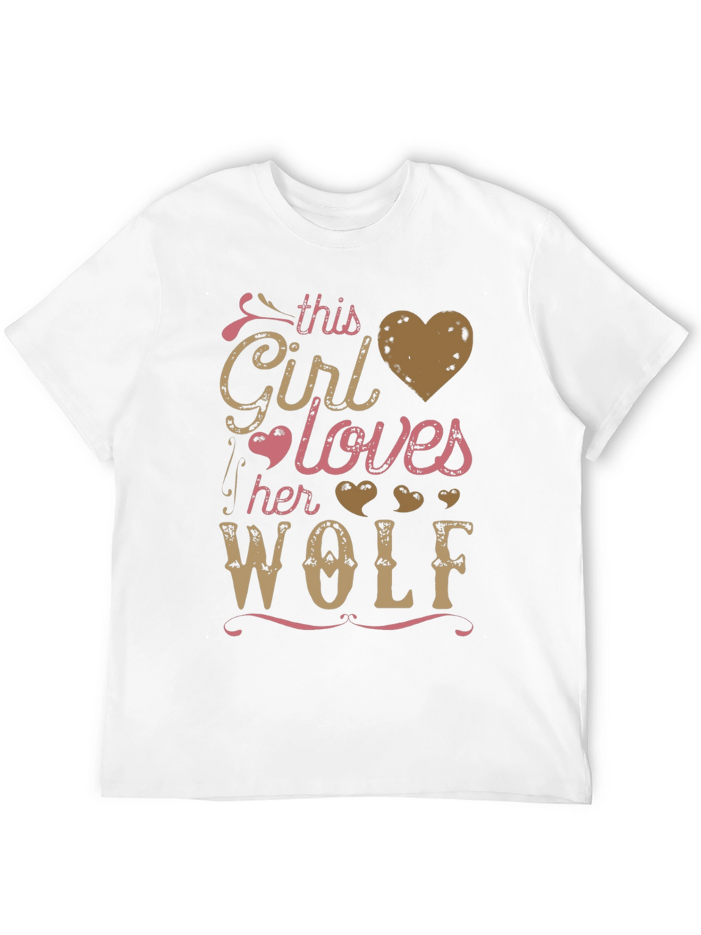 This Girl Loves Her Wolf Graphic Tee