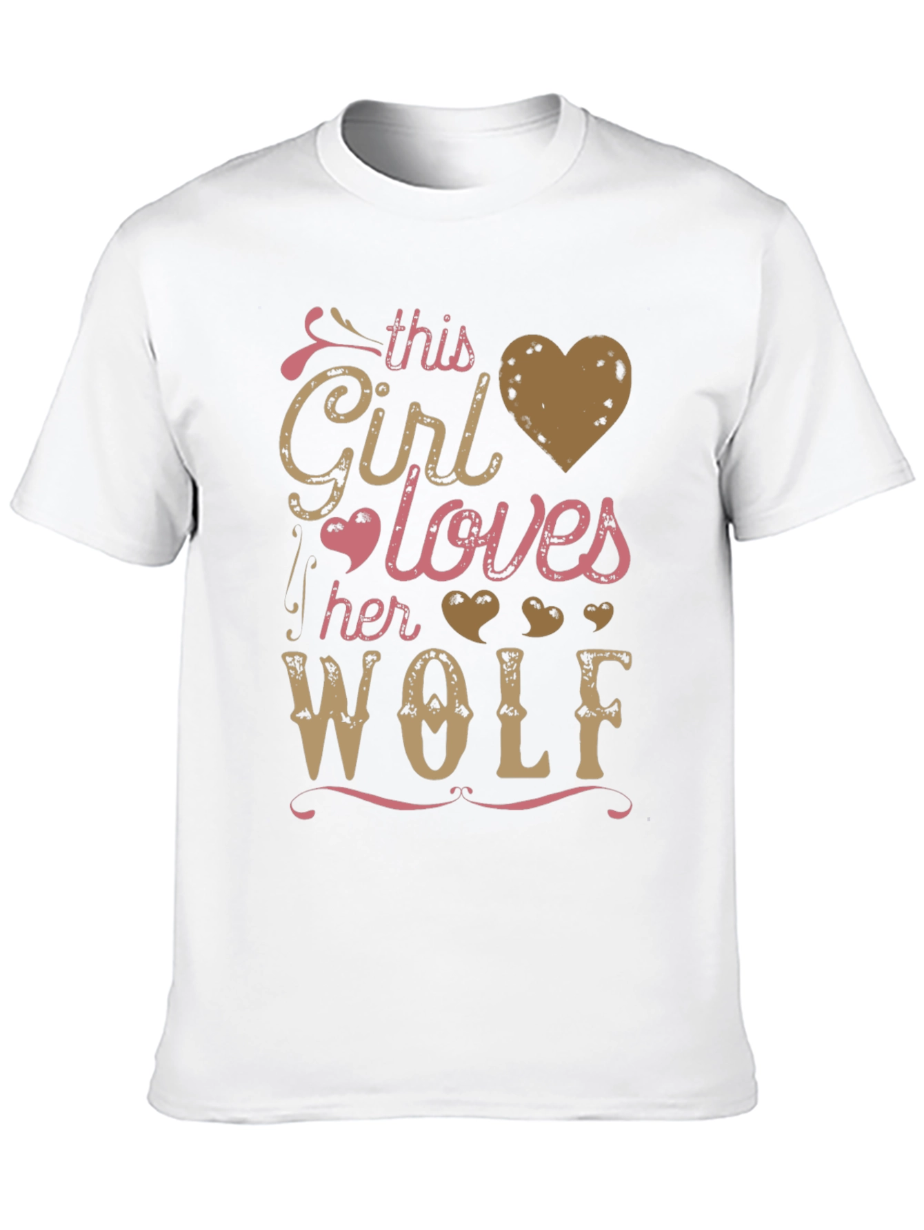 This Girl Loves Her Wolf Graphic Tee