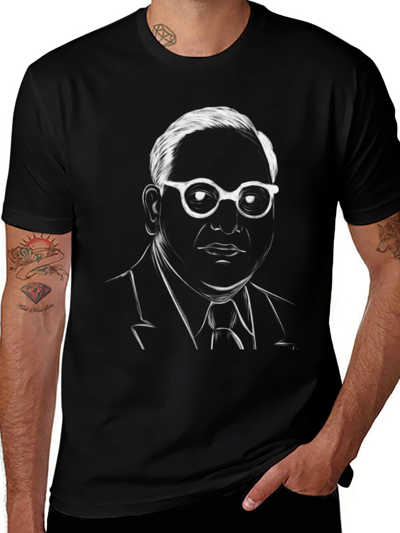 Ambedkar Graphic Tee - Stylish Comfort