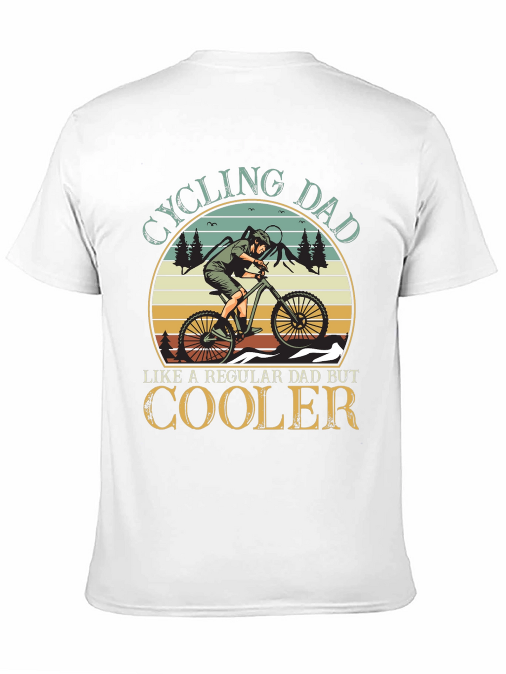 Cycling Dad T-Shirt - Cool Dad Gift