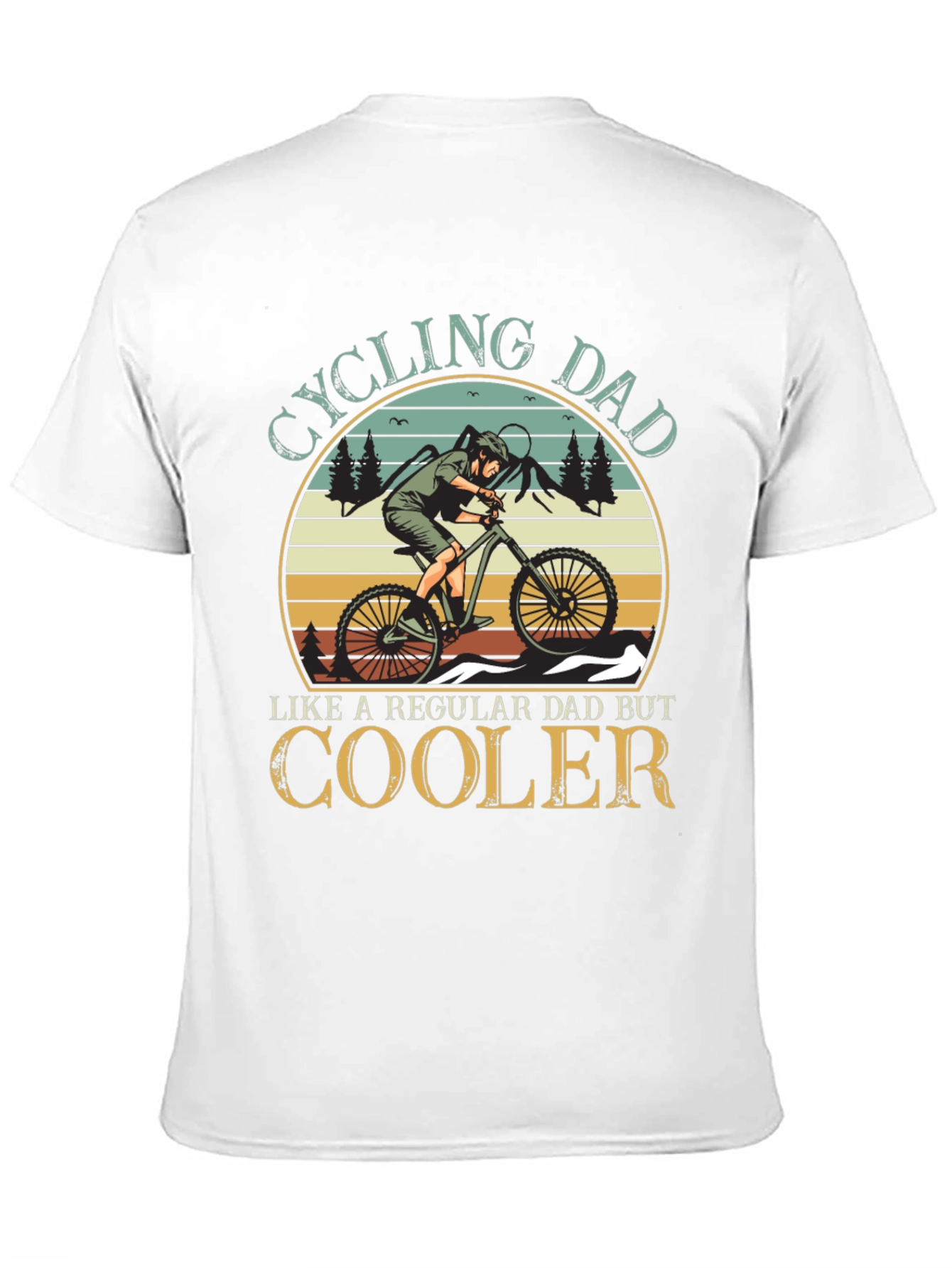 Cycling Dad T-Shirt - Cool Dad Gift