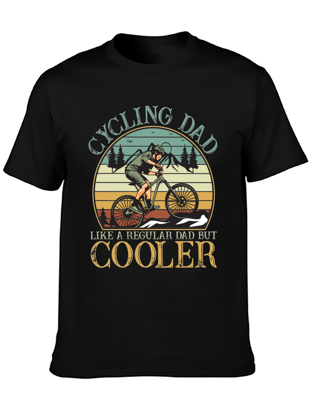 Cycling Dad T-Shirt - Cool Dad Gift
