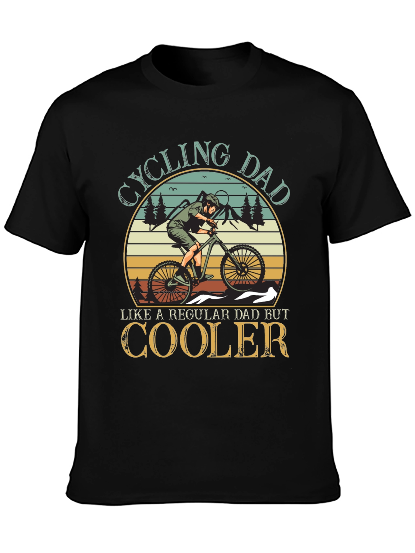 Cycling Dad T-Shirt - Cool Dad Gift