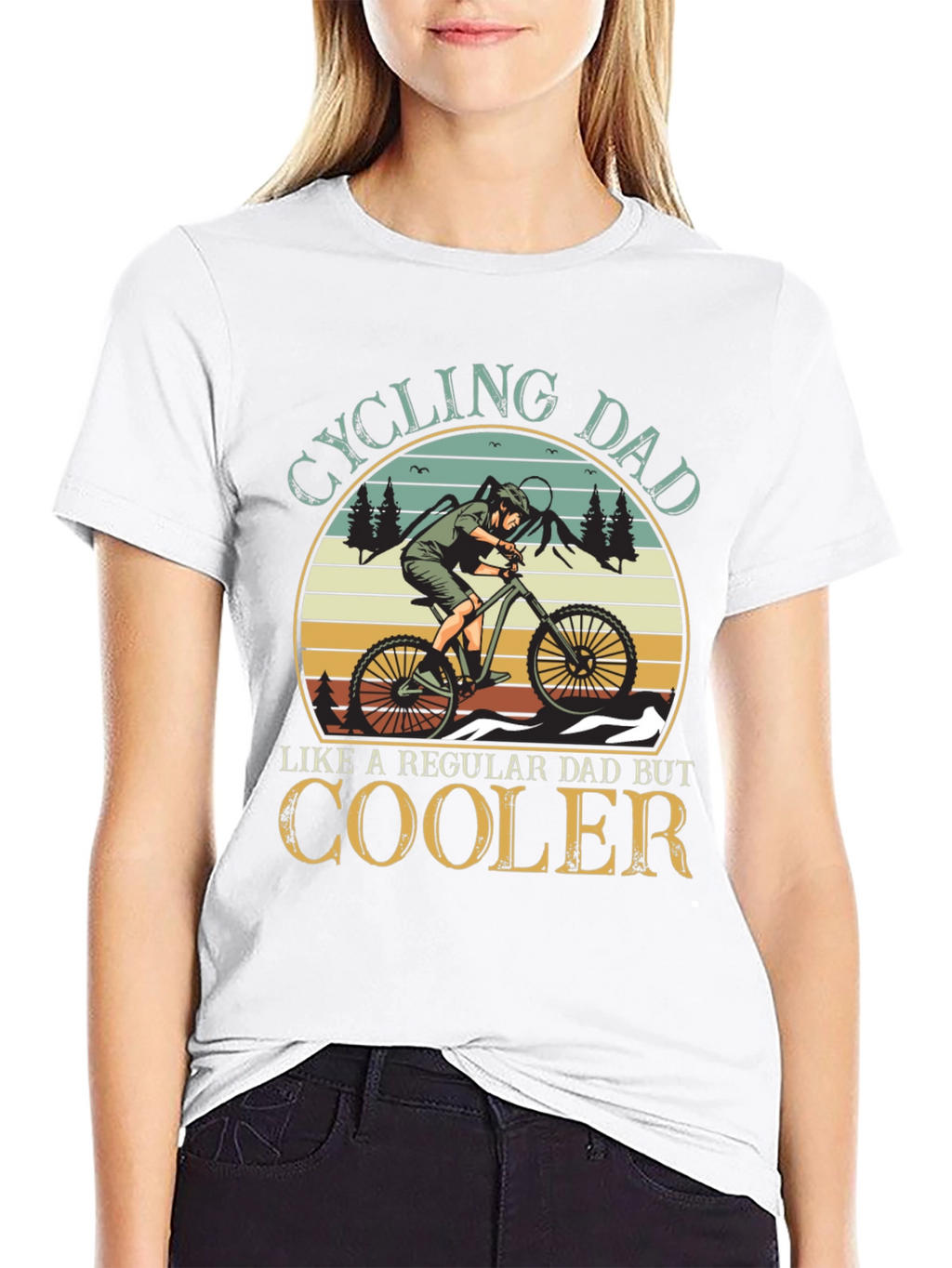 Cycling Dad T-Shirt - Cool Dad Gift