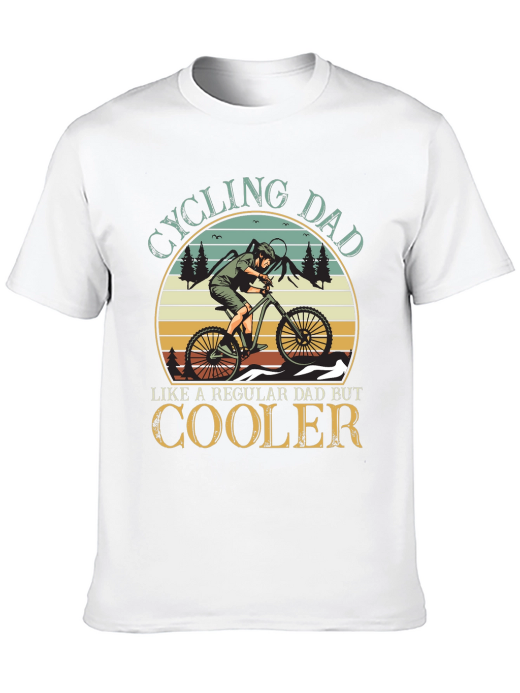 Cycling Dad T-Shirt - Cool Dad Gift