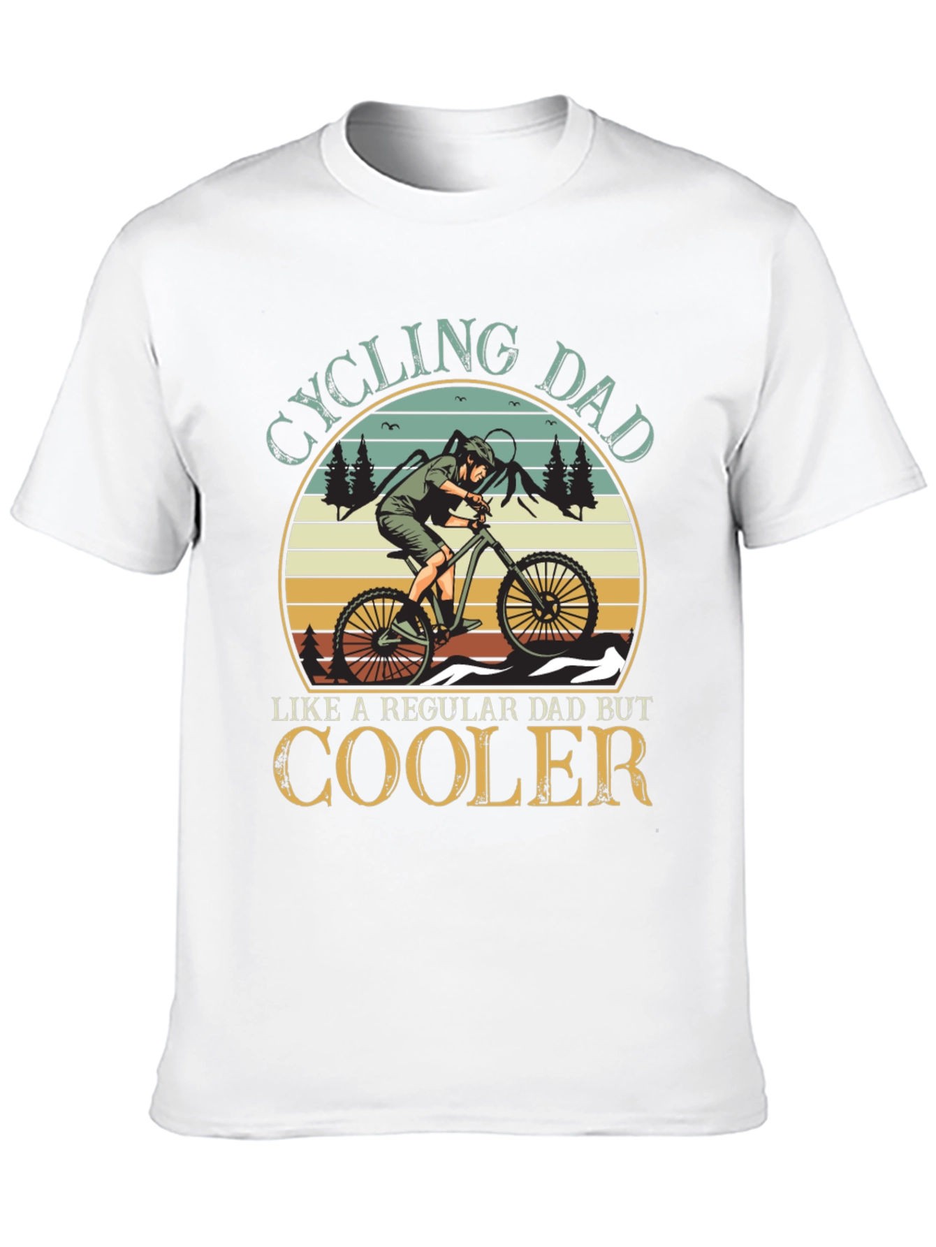 Cycling Dad T-Shirt - Cool Dad Gift