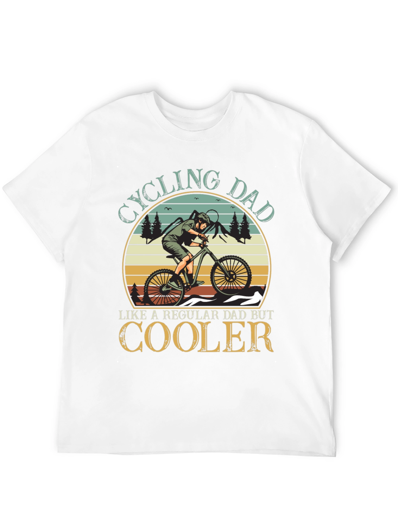 Cycling Dad T-Shirt - Cool Dad Gift