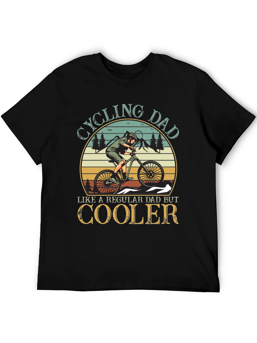 Cycling Dad T-Shirt - Cool Dad Gift