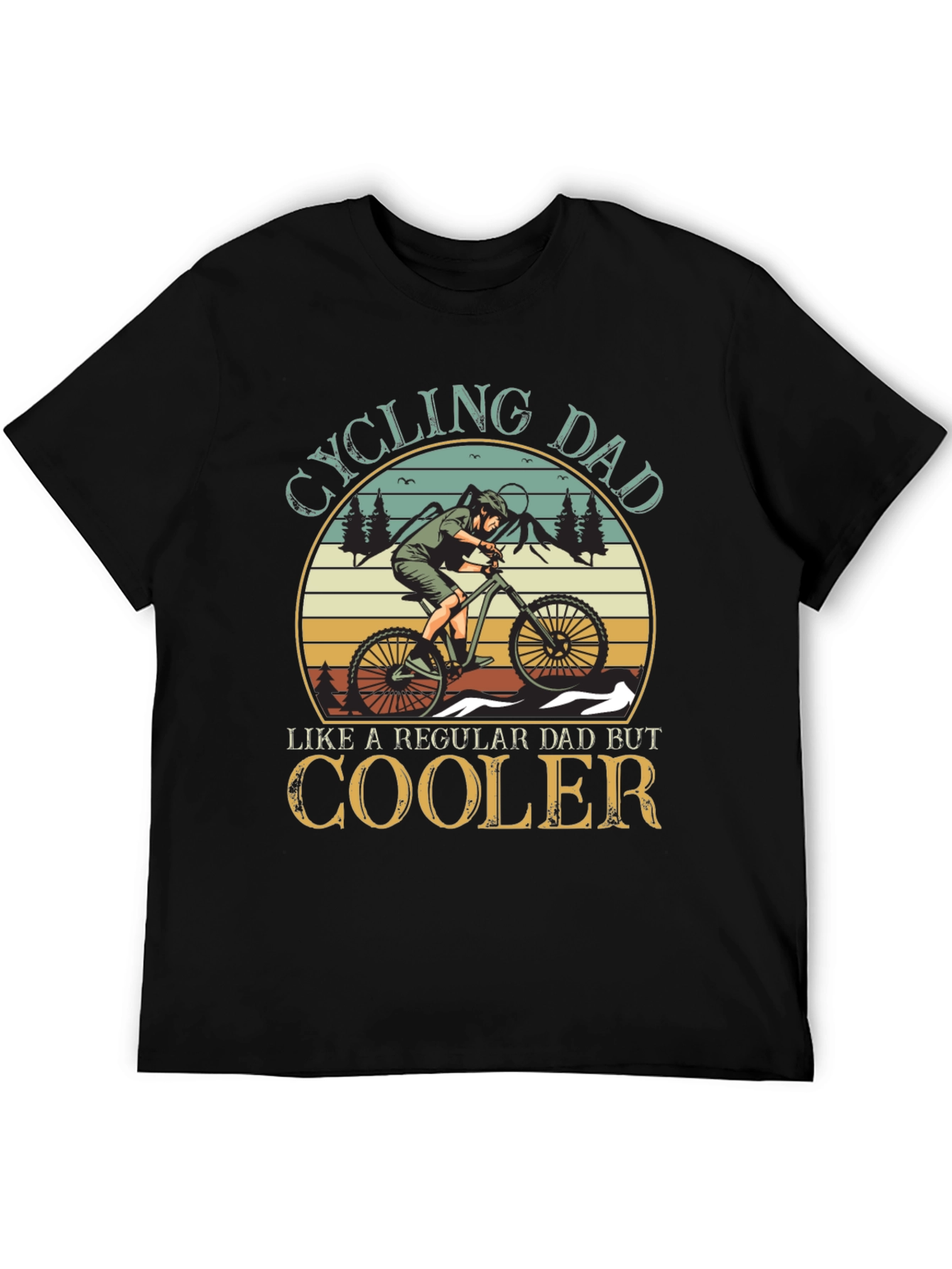 Cycling Dad T-Shirt - Cool Dad Gift
