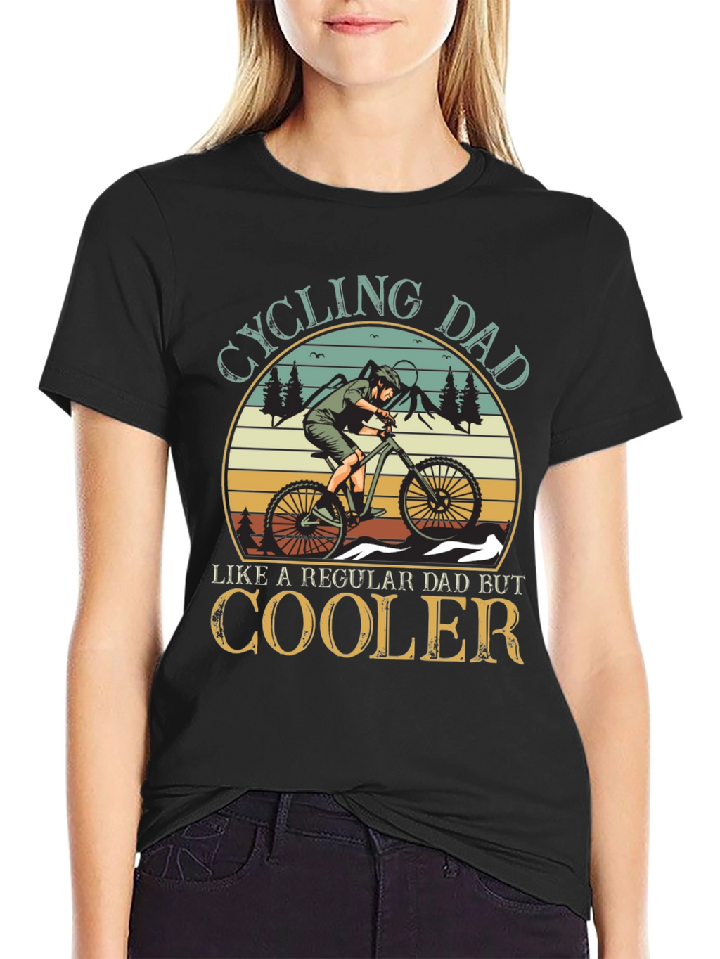 Cycling Dad T-Shirt - Cool Dad Gift