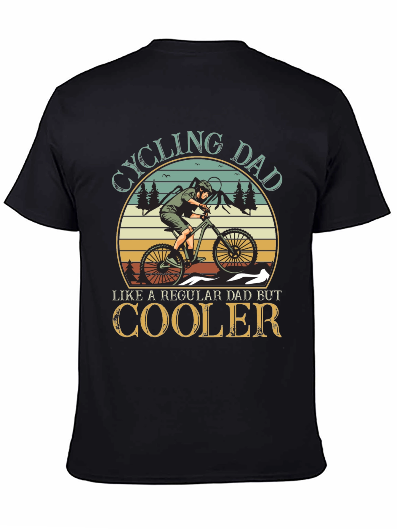 Cycling Dad T-Shirt - Cool Dad Gift