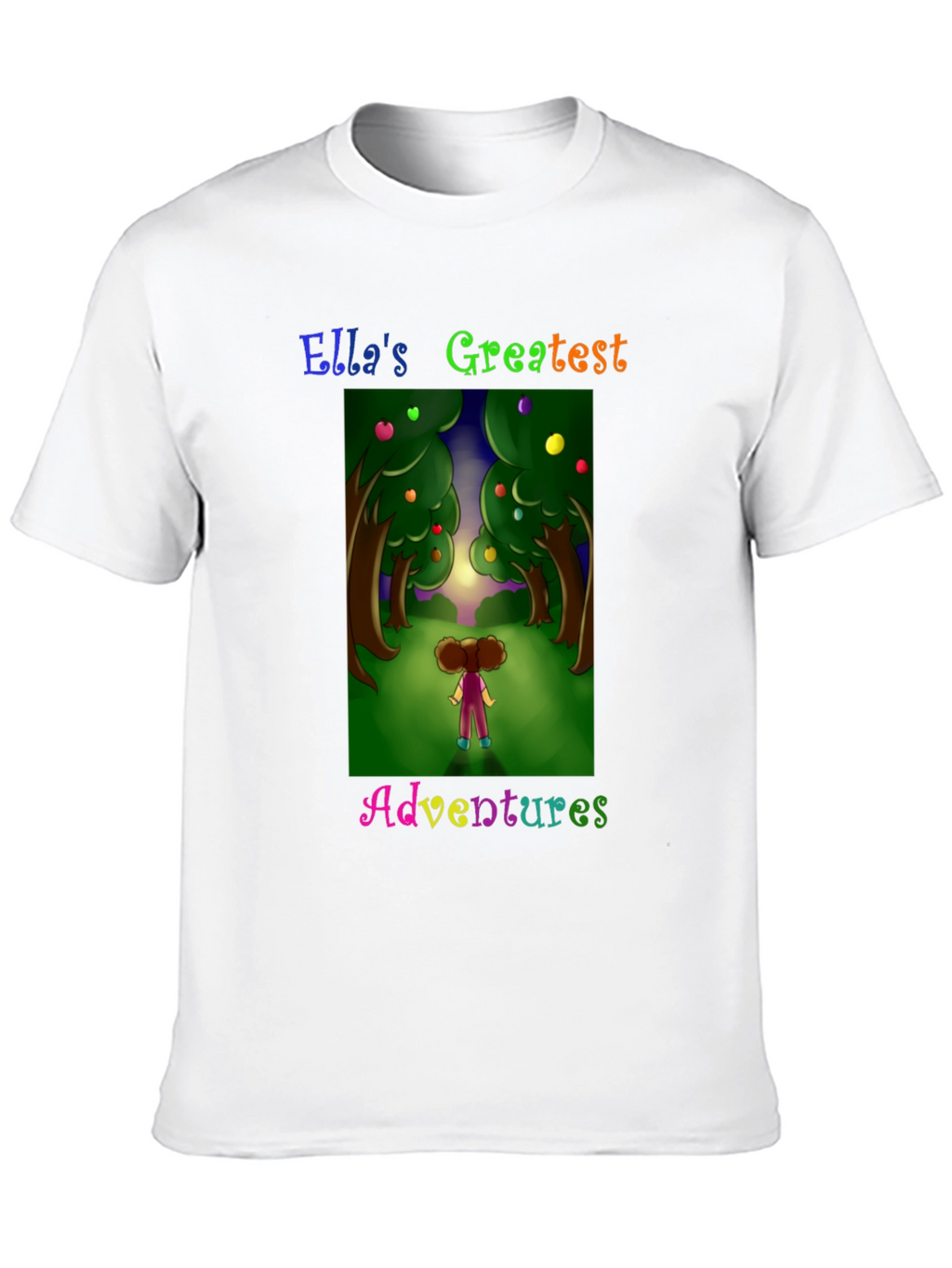 Ellas Adventures Graphic Tee -  Black Cotton T-Shirt