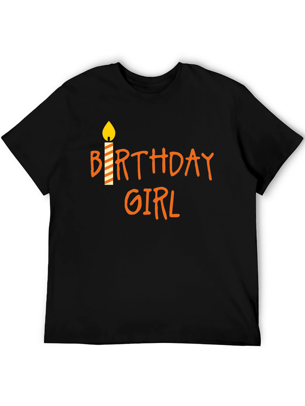 Birthday Girl T-Shirt - Candle Design