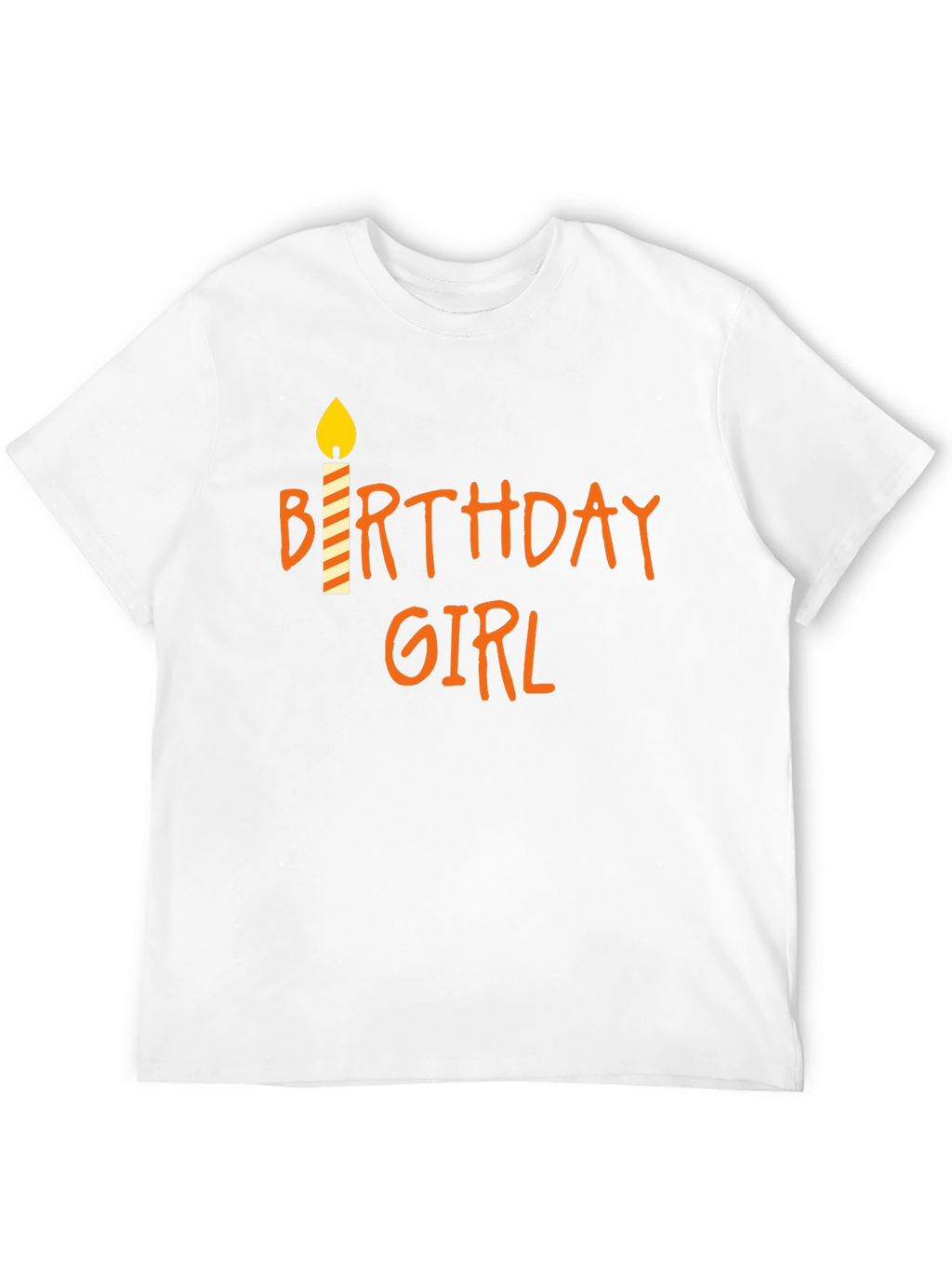 Birthday Girl T-Shirt - Candle Design