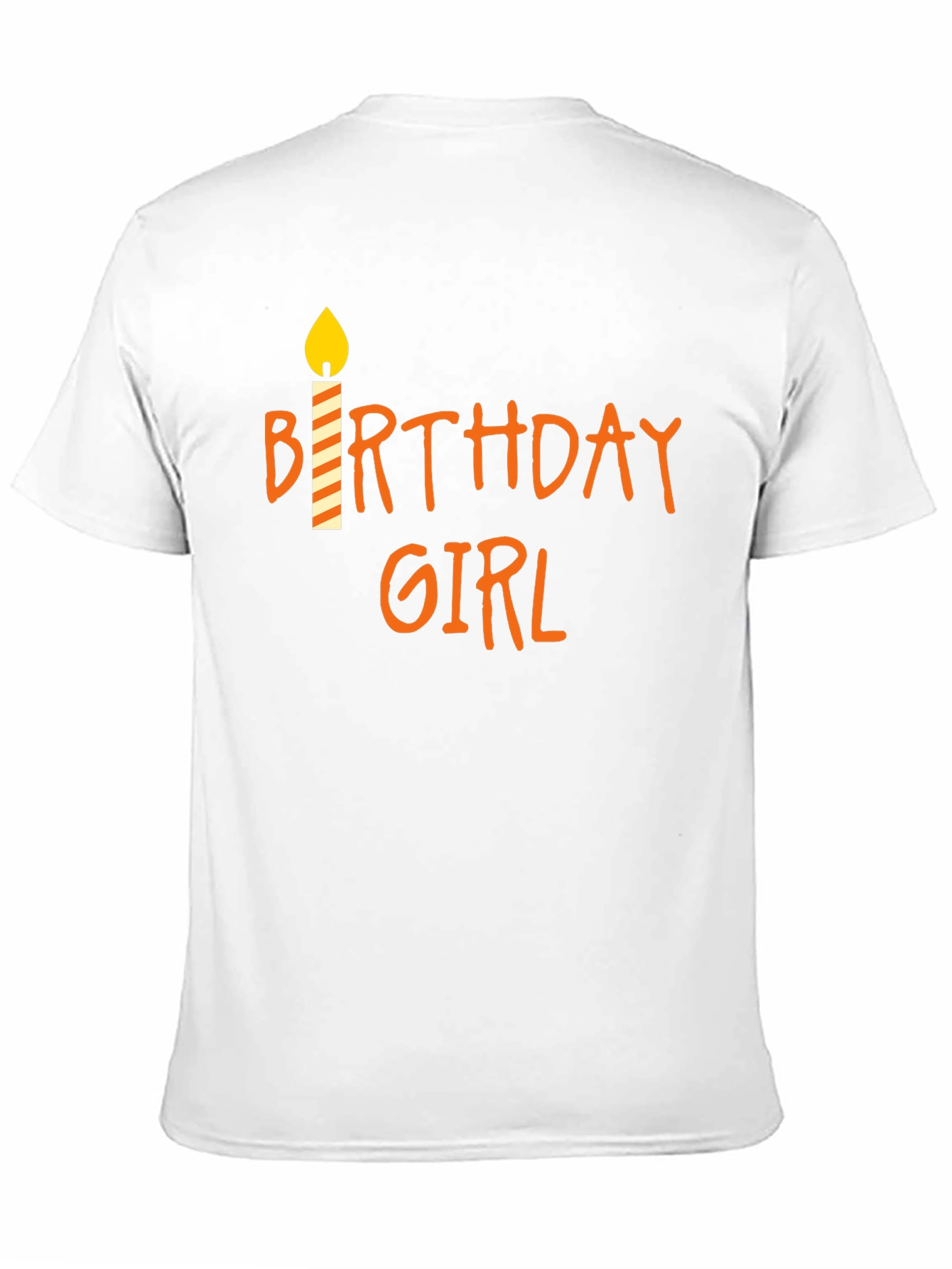 Birthday Girl T-Shirt - Candle Design