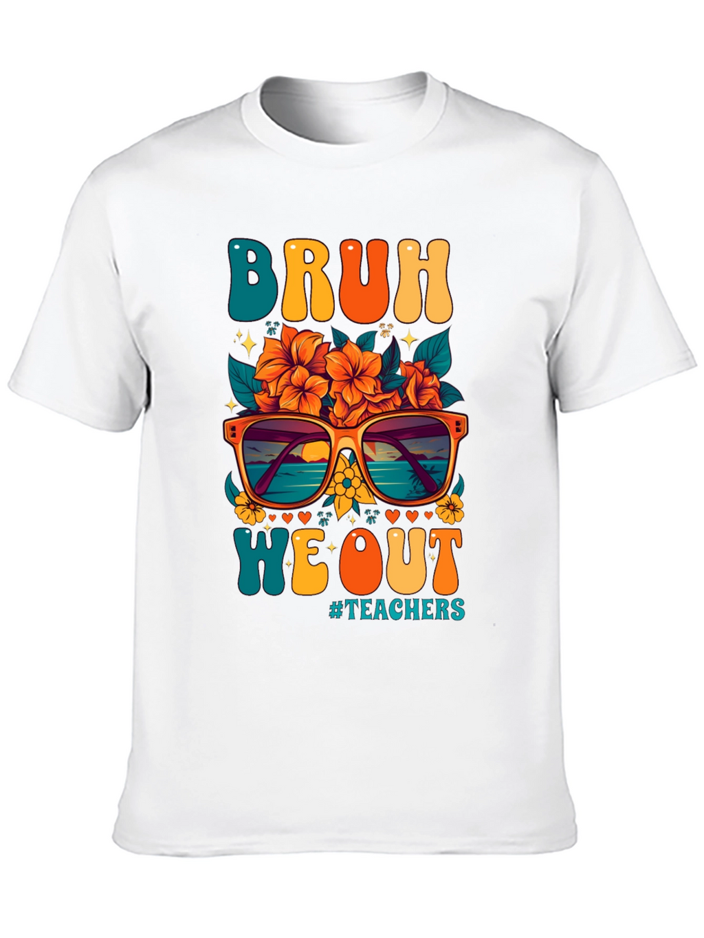 Bruh We Out Teacher Graphic Tee