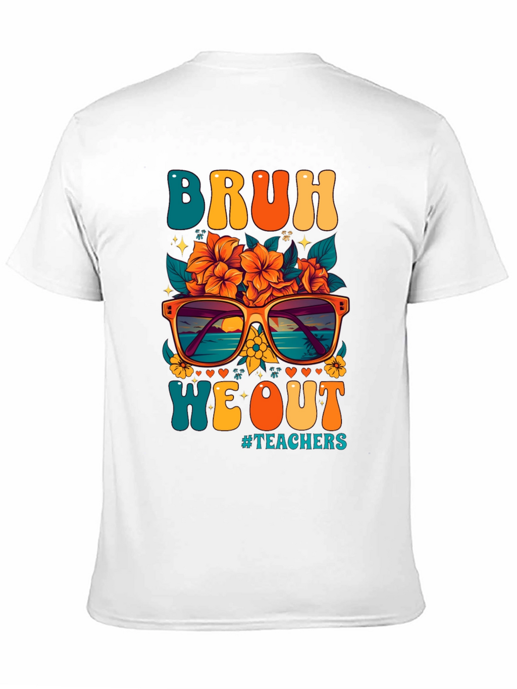 Bruh We Out Teacher Graphic Tee