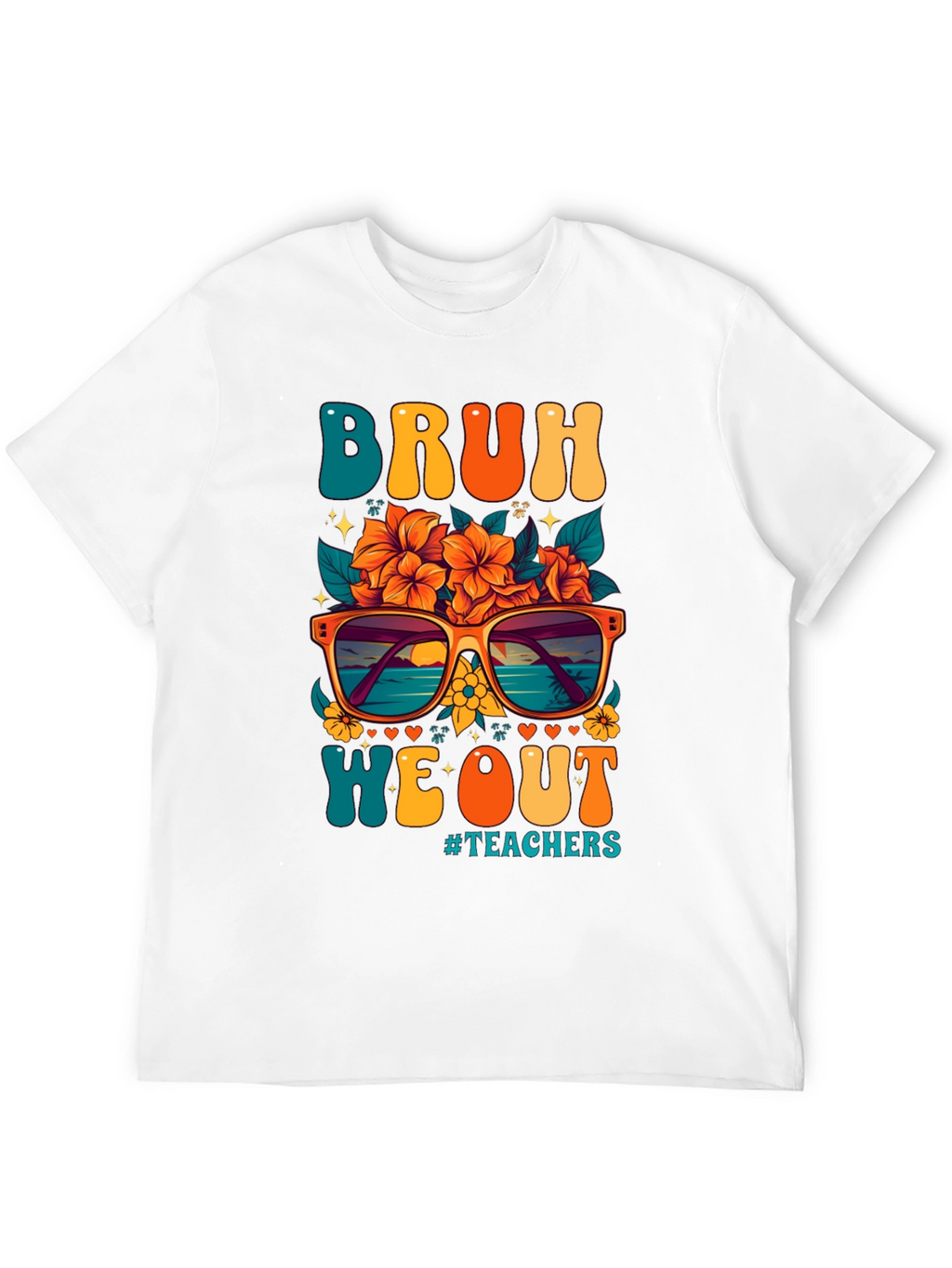 Bruh We Out Teacher Graphic Tee