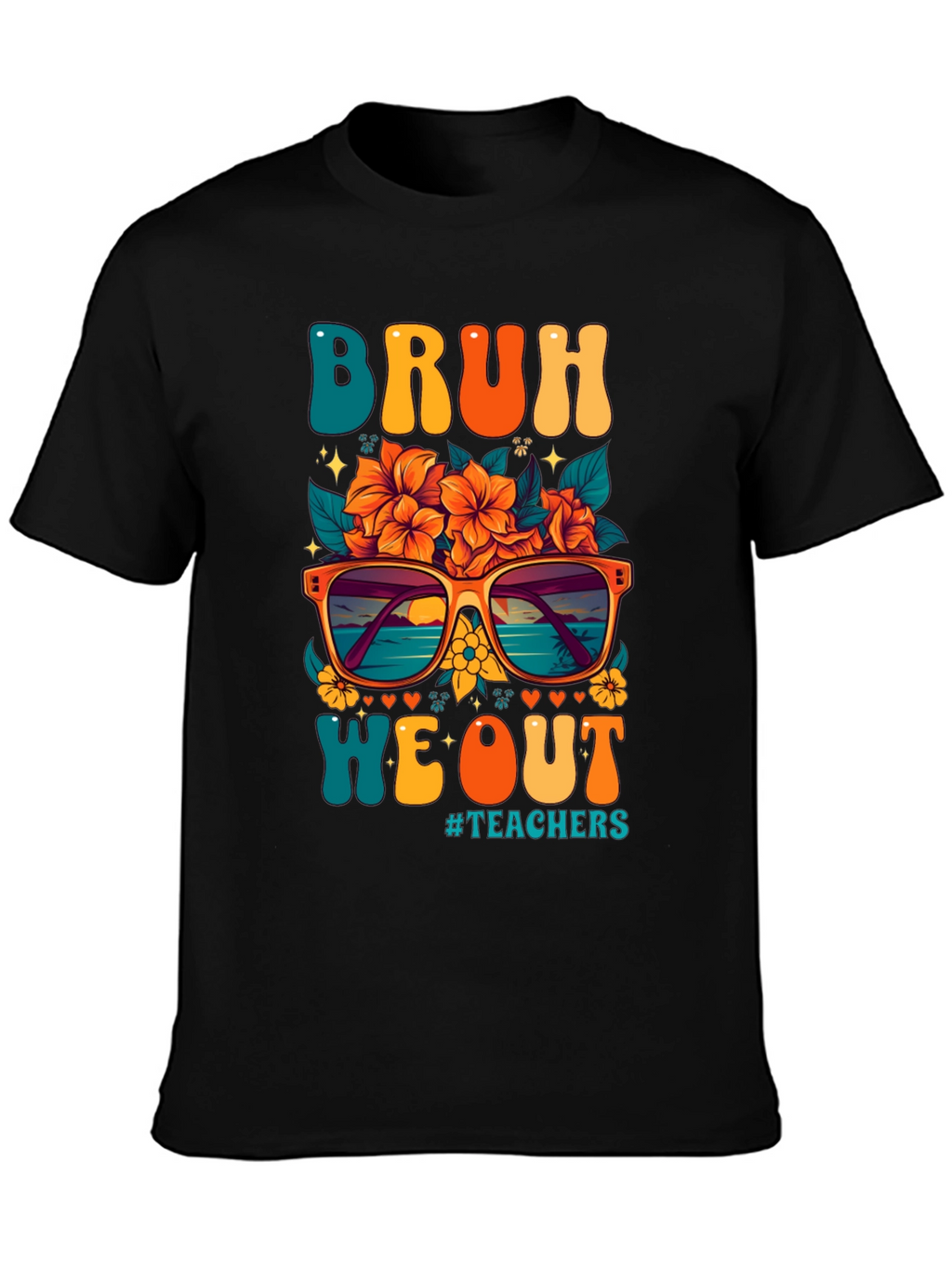 Bruh We Out Teacher Graphic Tee