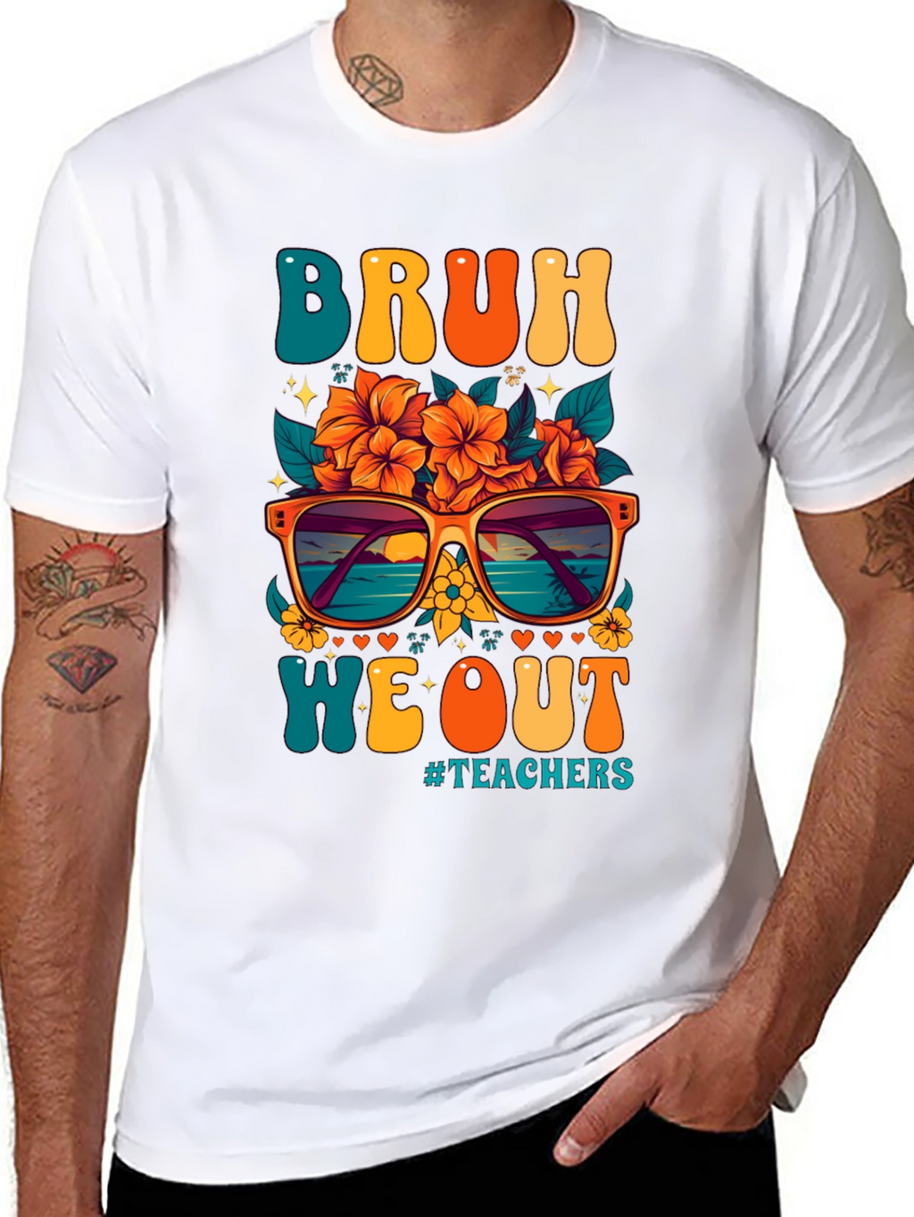 Bruh We Out Teacher Graphic Tee