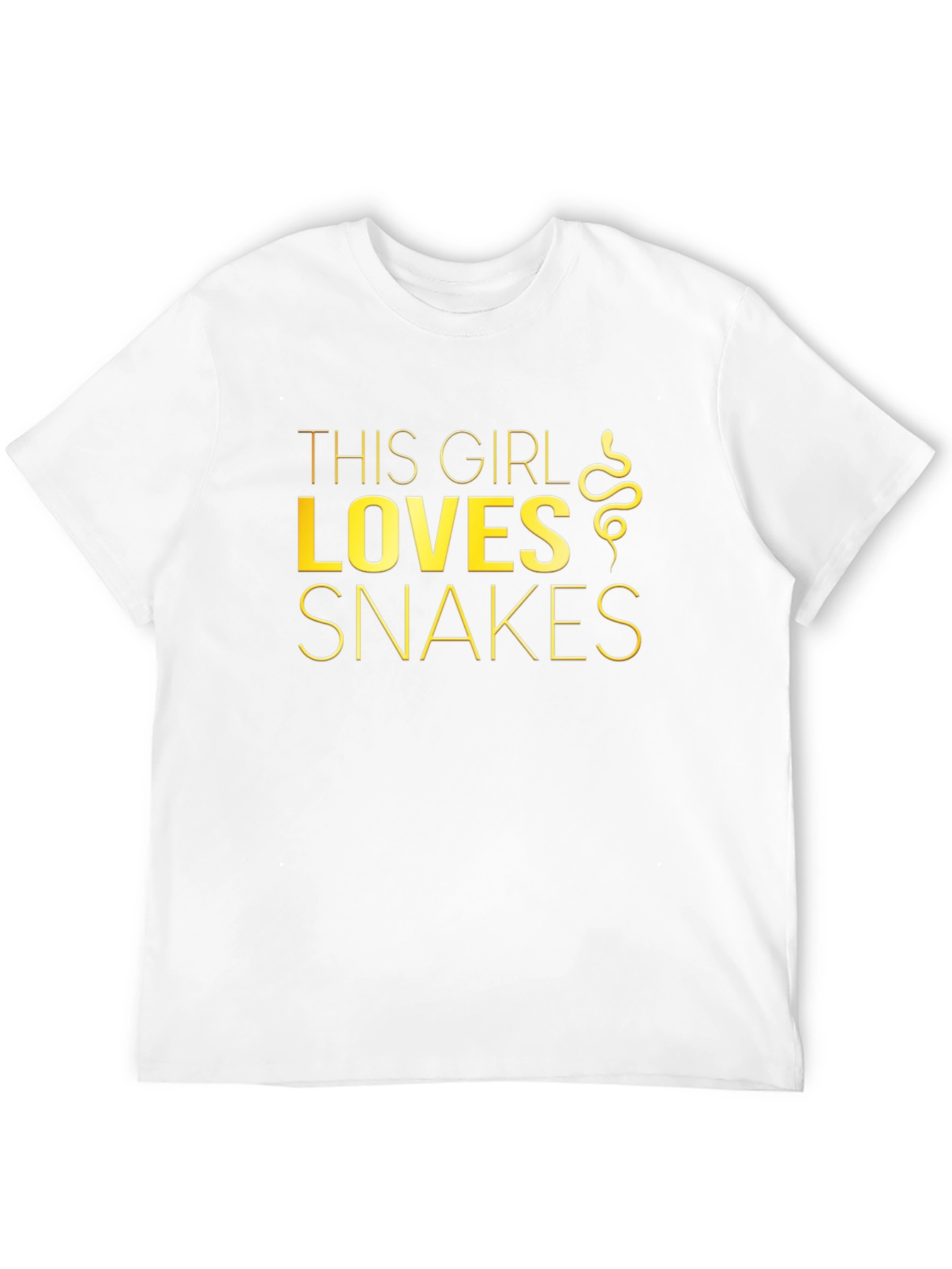 This Girl Loves Snakes T-Shirt - Black