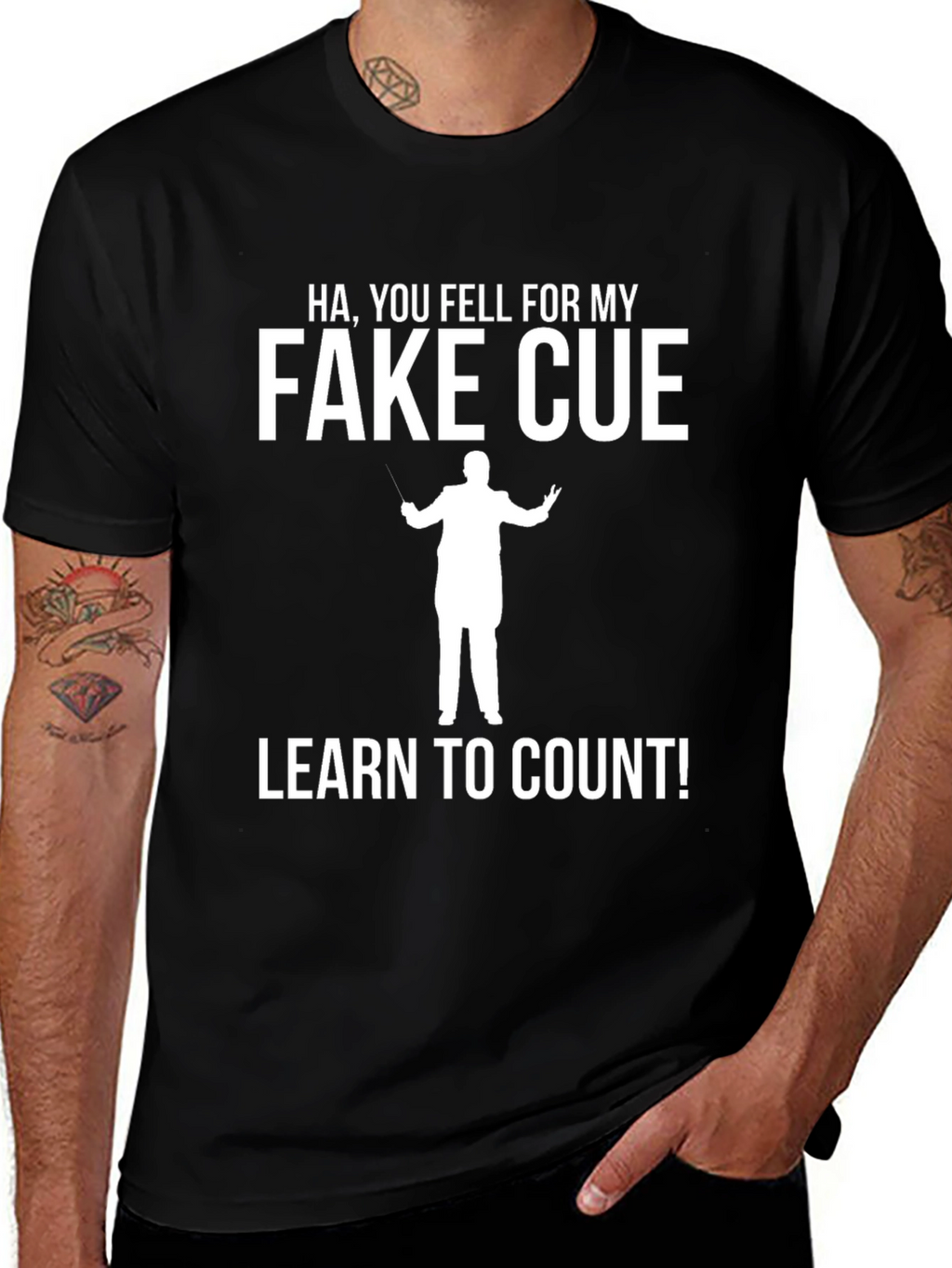 Fake Cue Conductor T-Shirt