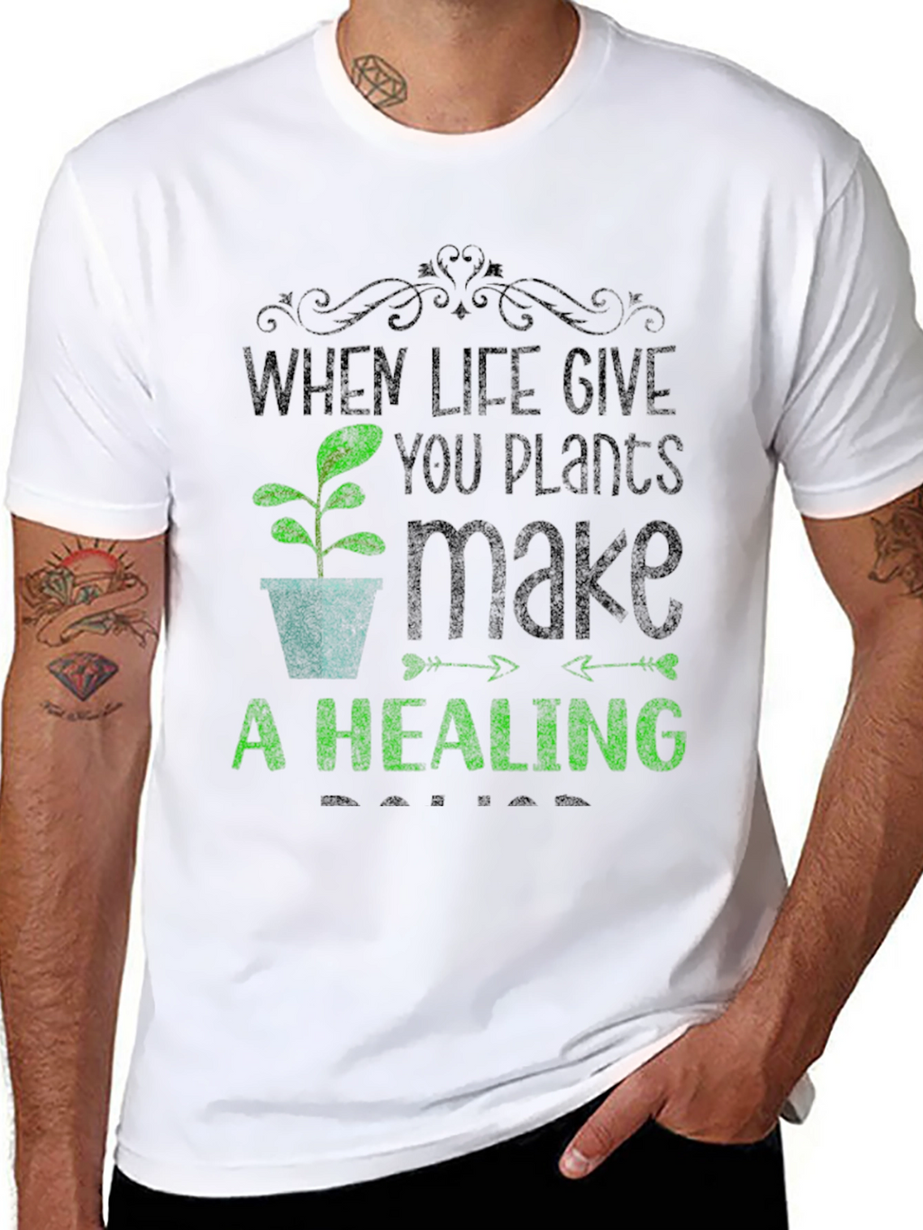 Plant Lover T-Shirt - When Life Gives You Plants