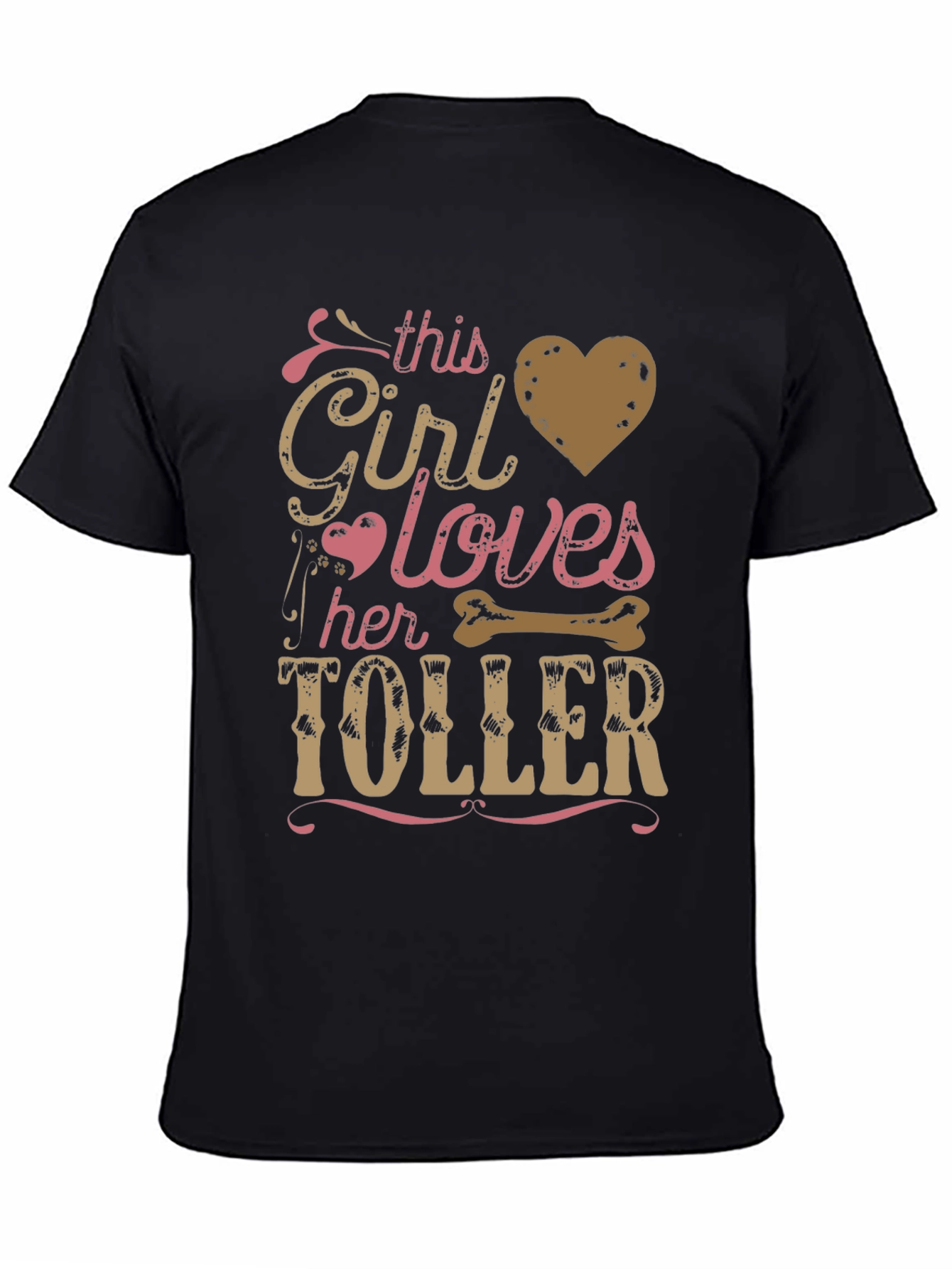 This Girl Loves Her Toller Dog Graphic Tee
