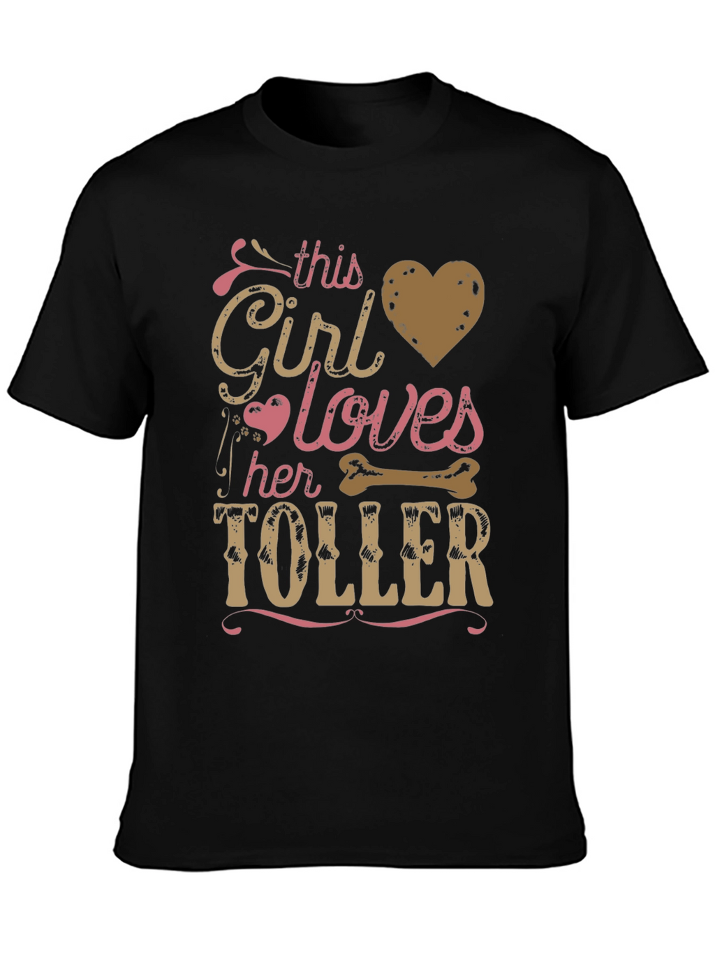 This Girl Loves Her Toller Dog Graphic Tee