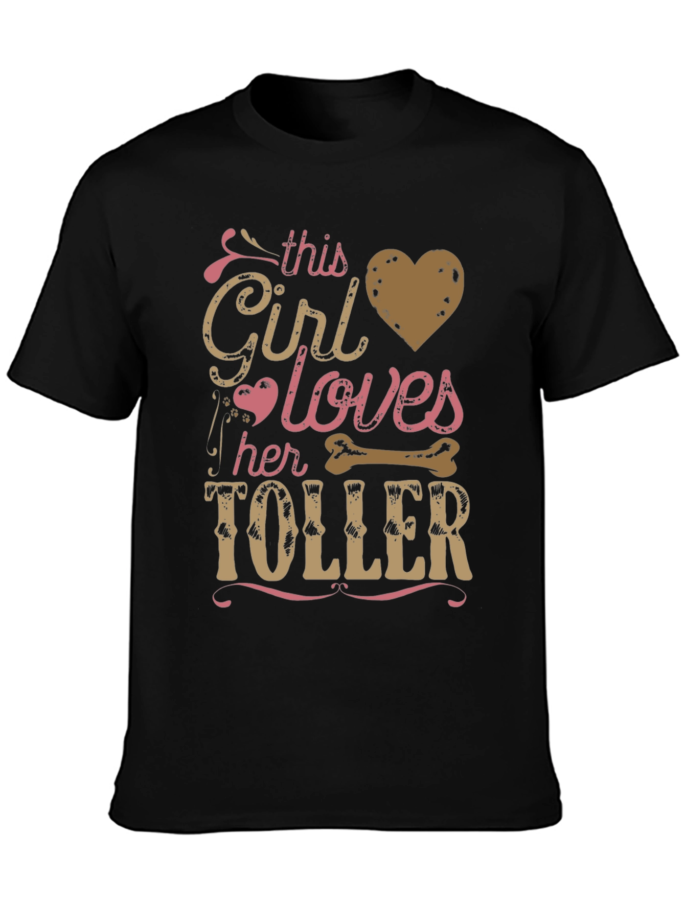 This Girl Loves Her Toller Dog Graphic Tee