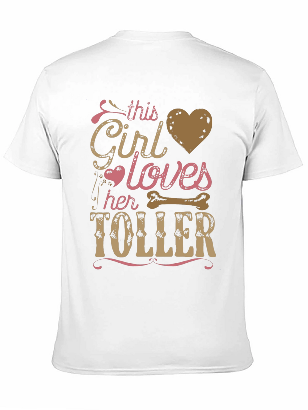 This Girl Loves Her Toller Dog Graphic Tee