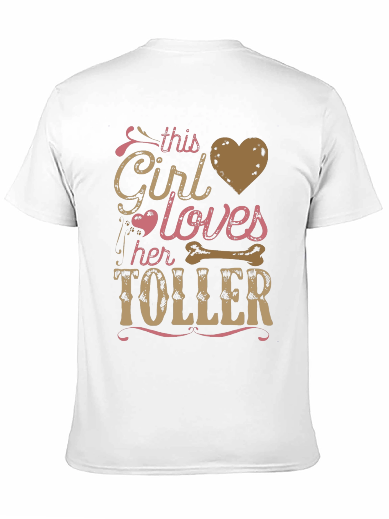 This Girl Loves Her Toller Dog Graphic Tee