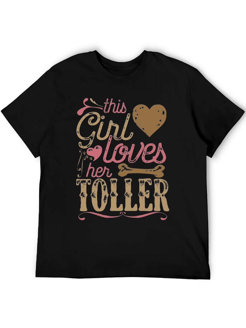 This Girl Loves Her Toller Dog Graphic Tee