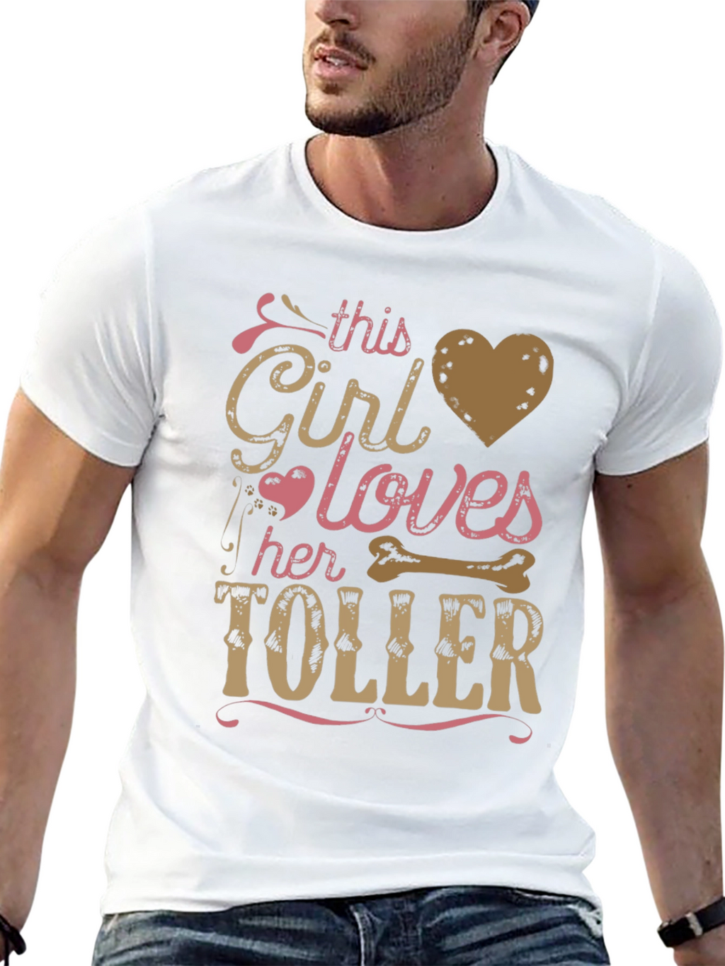 This Girl Loves Her Toller Dog Graphic Tee